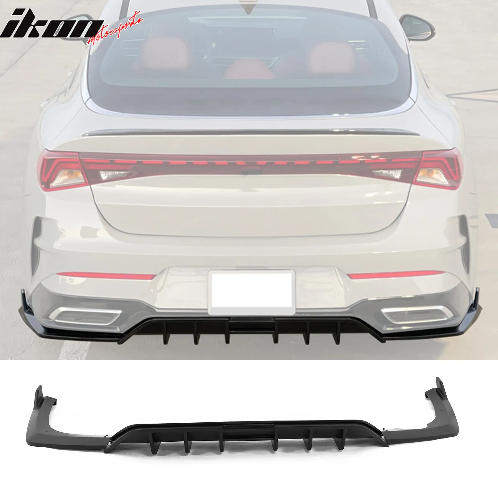 2021-2024 Kia K5 GT-Line Rear Bumper Lip PP 3PCS Set