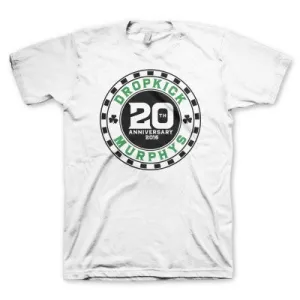 20th Anniversary Poker Chip T-shirt (White)