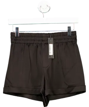 Alice   Olivia Black Richie Cuffed Low Rise Boxer Short UK XS