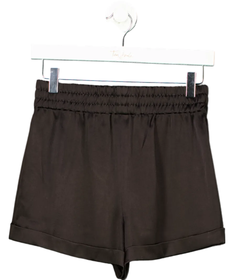 Alice   Olivia Black Richie Cuffed Low Rise Boxer Short UK XS
