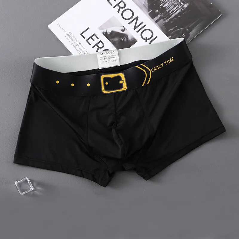Belt Breathable Cotton Men's Boxer / Fashion Soft Underwear - SF1158