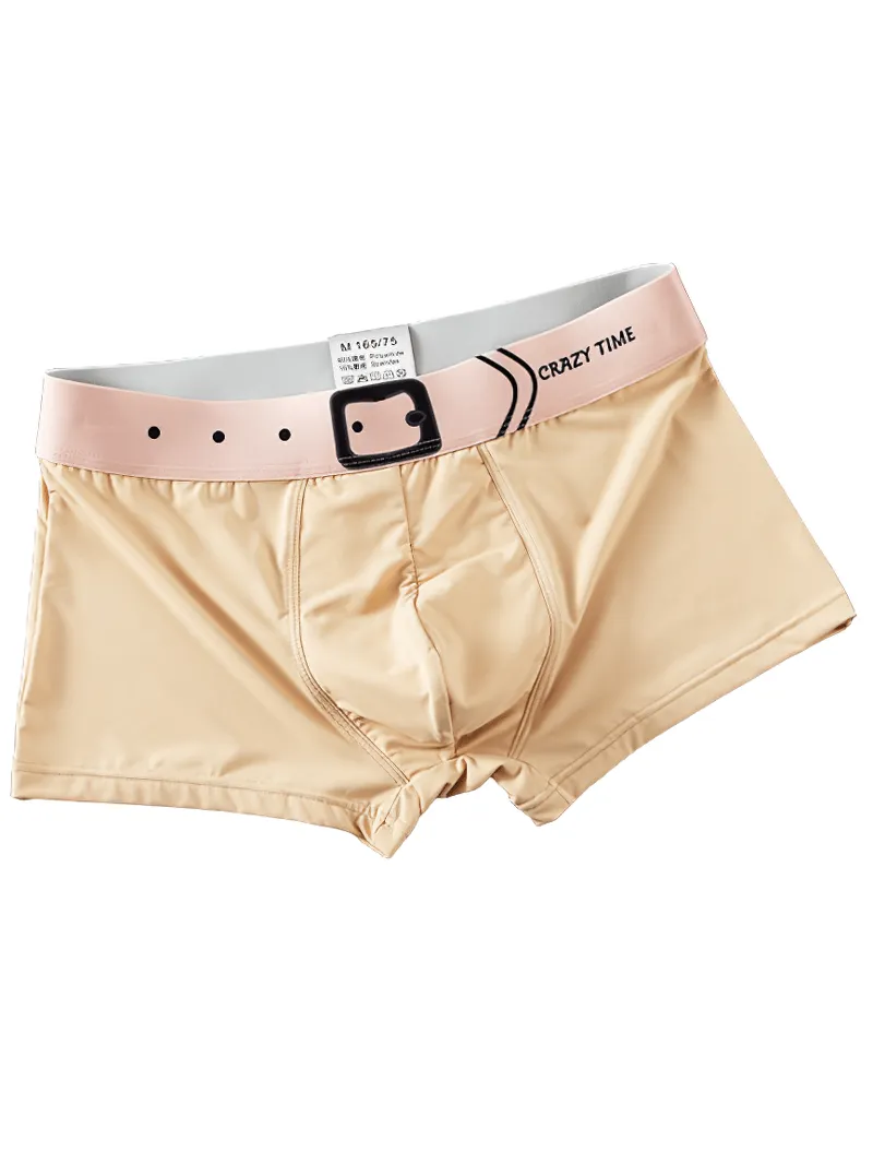 Belt Breathable Cotton Men's Boxer / Fashion Soft Underwear - SF1158