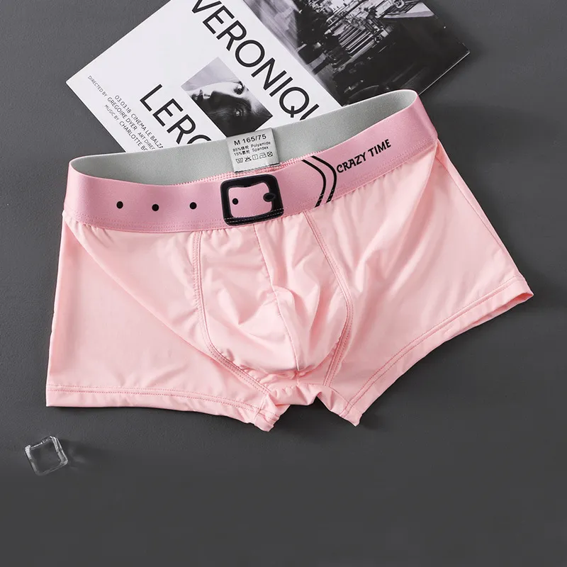 Belt Breathable Cotton Men's Boxer / Fashion Soft Underwear - SF1158