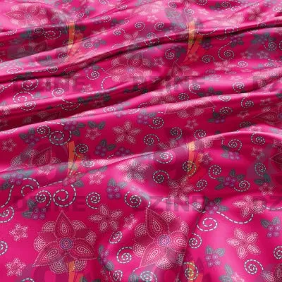 Berry Picking Pink Satin