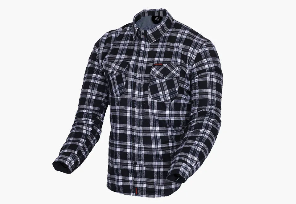 BGA EXO PROTECTIVE MOTORCYCLE FLANNEL SHIRTS GREY