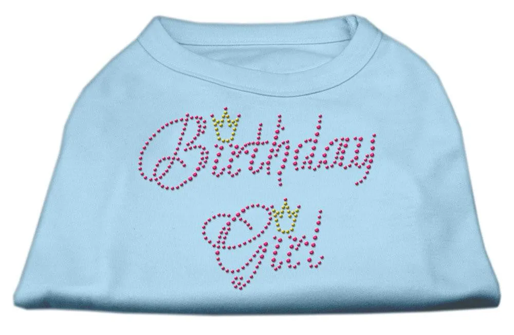 Birthday Girl Rhinestone Shirt Baby Blue XL (16)
