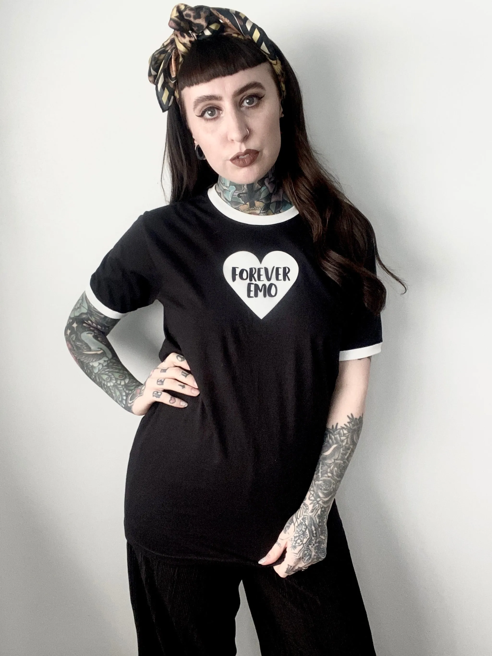 Black Forever Emo T-Shirt
