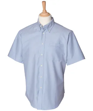 Blue* - Short sleeve classic Oxford shirt