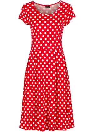 Bodyflirt jersey dress, red