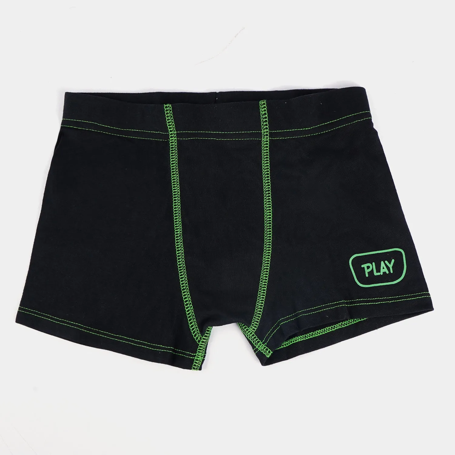 Boys Cotton Jersey Boxer Pack of 2 Play-BLACK