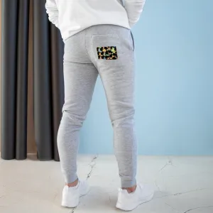 Cat Pattern Premium Fleece Joggers