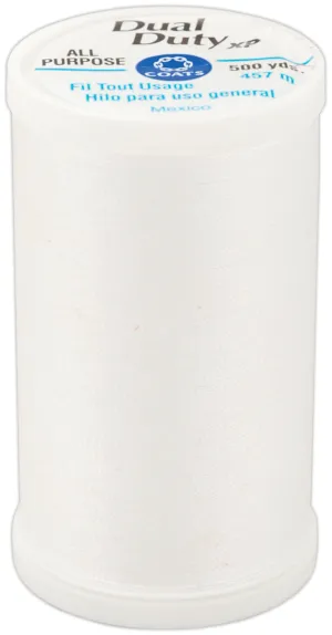 Coats Dual Duty XP General Purpose Thread 500yd - White*