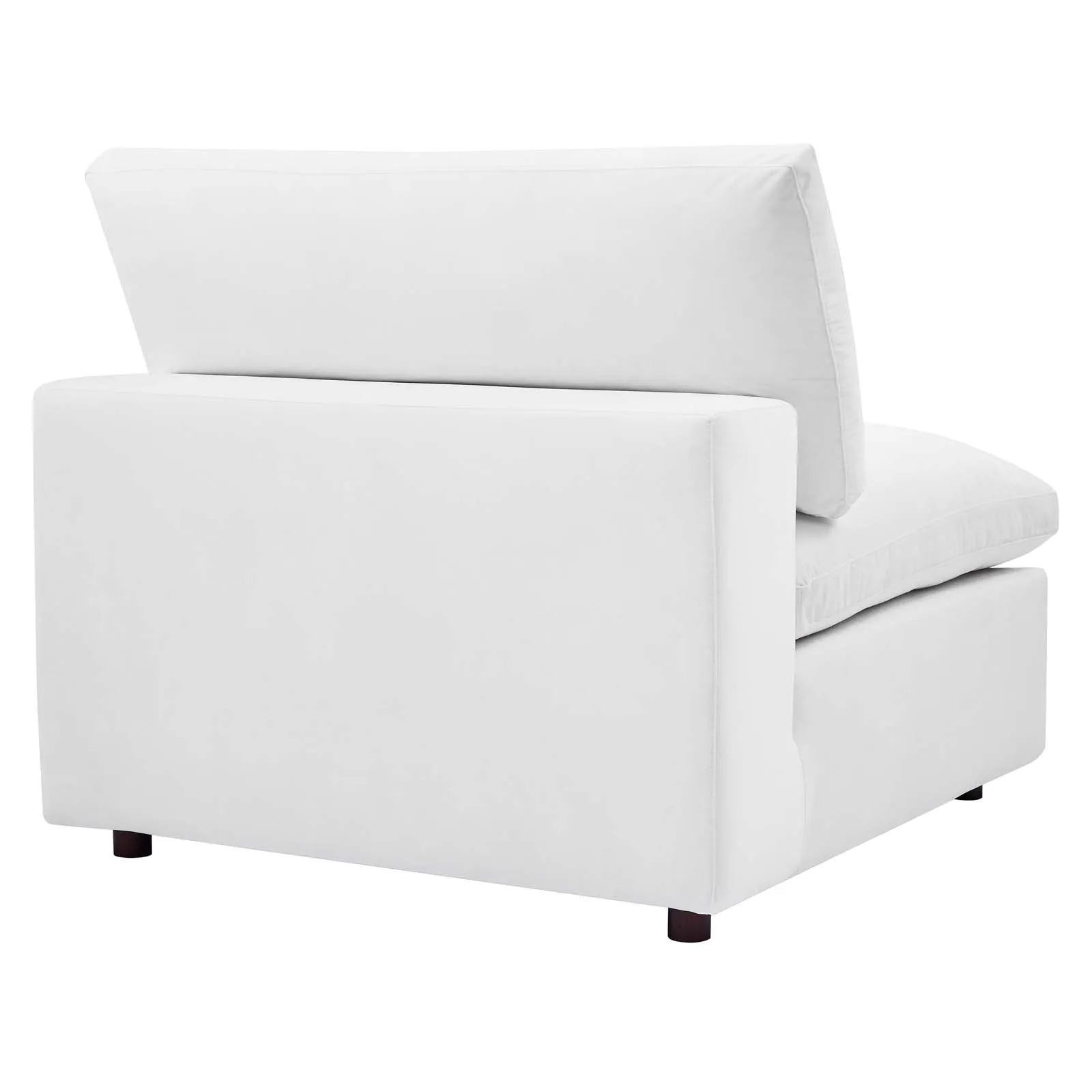 Commix  Down Filled Overstuffed Performance Velvet 6-Piece Sectional Sofa