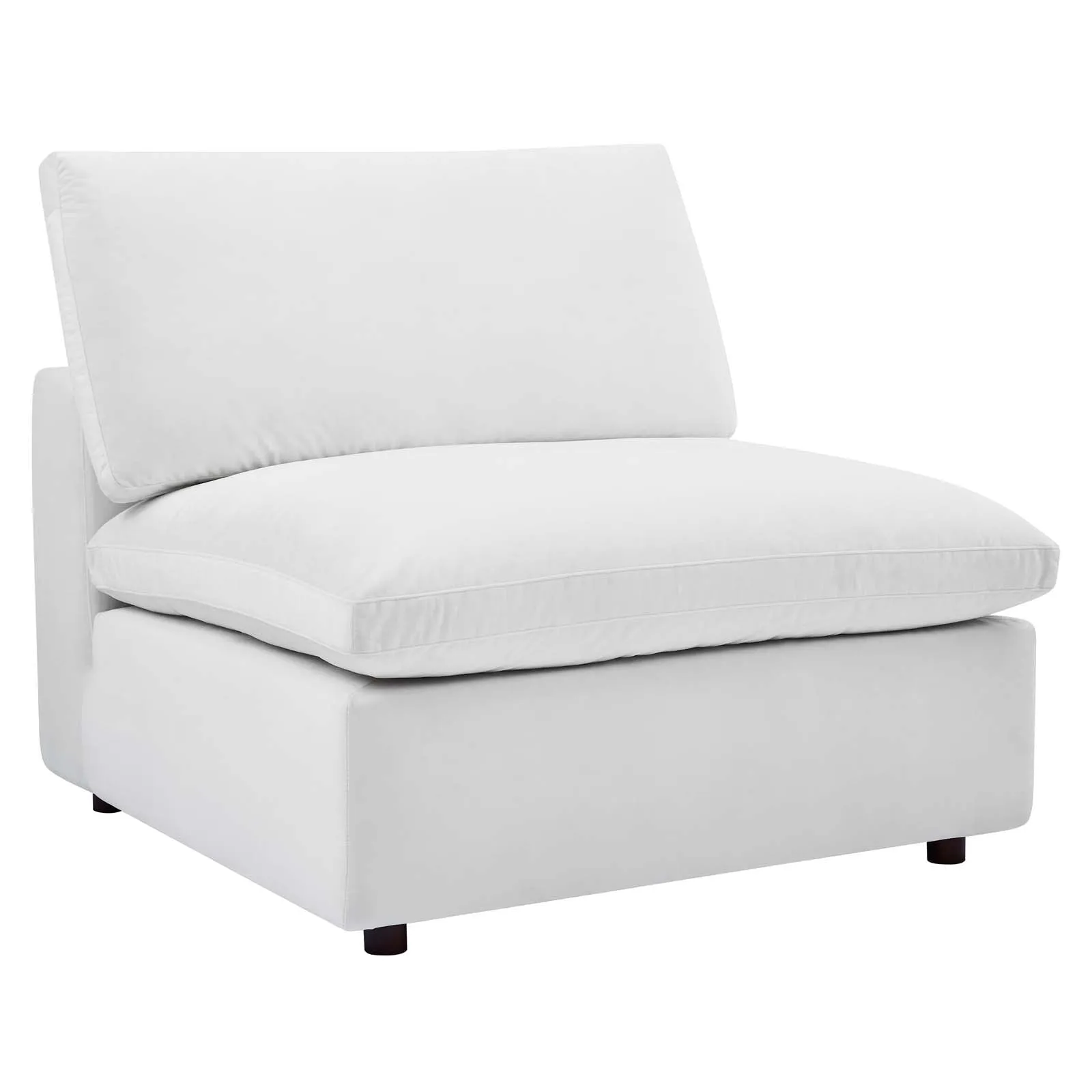Commix  Down Filled Overstuffed Performance Velvet 6-Piece Sectional Sofa