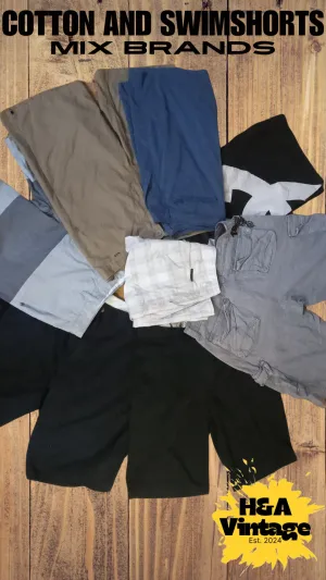 COTTON AND SWIM SHORTS