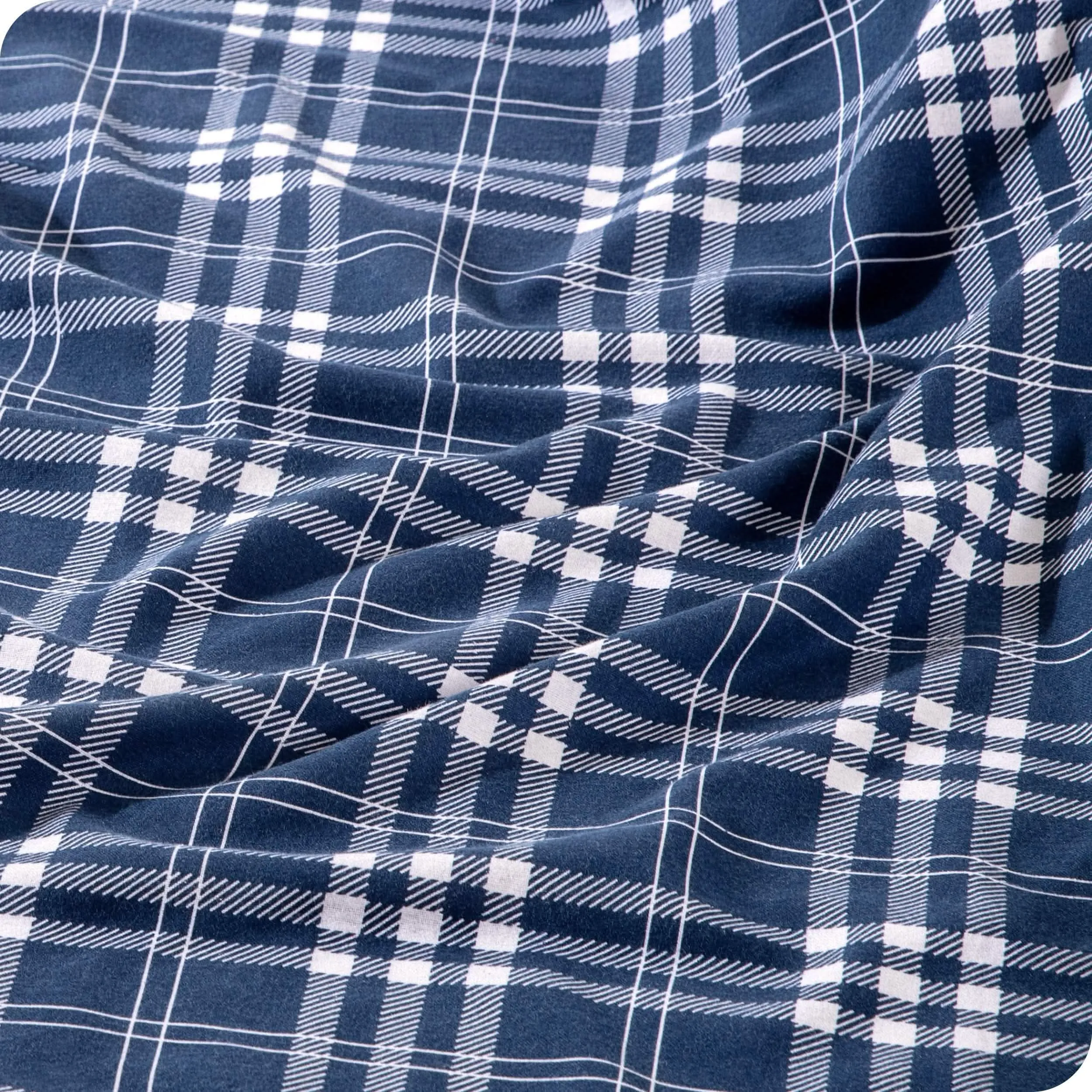 Cotton Flannel Sheet Set - Twin