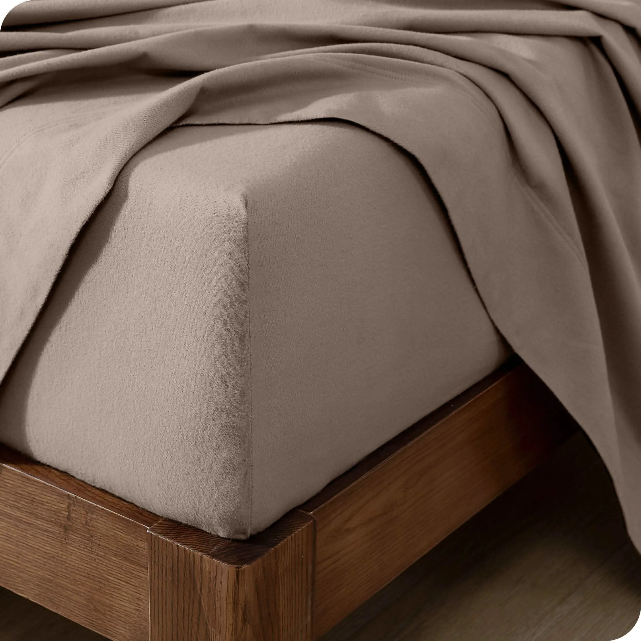 Cotton Flannel Sheet Set - Twin