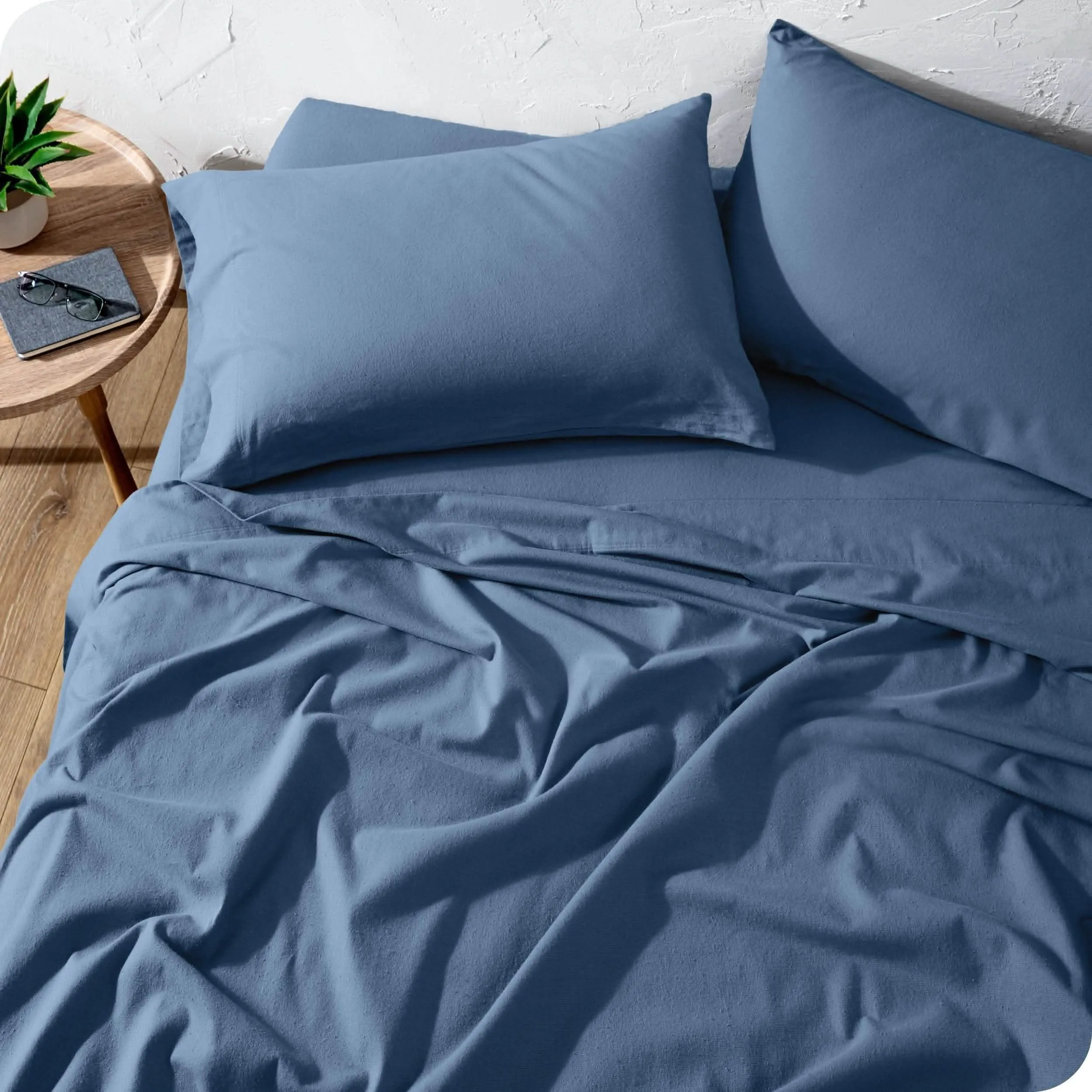 Cotton Flannel Sheet Set - Twin