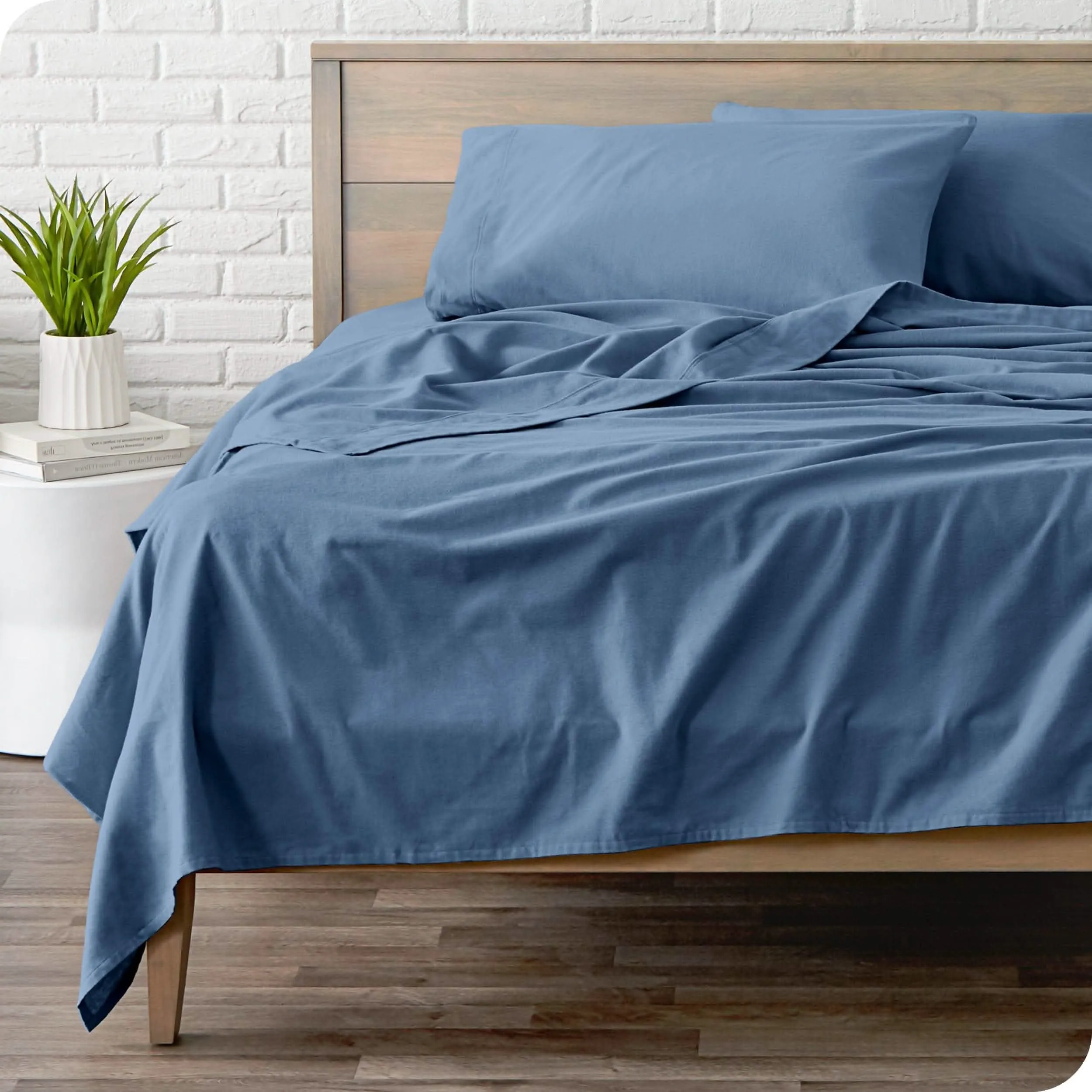 Cotton Flannel Sheet Set - Twin