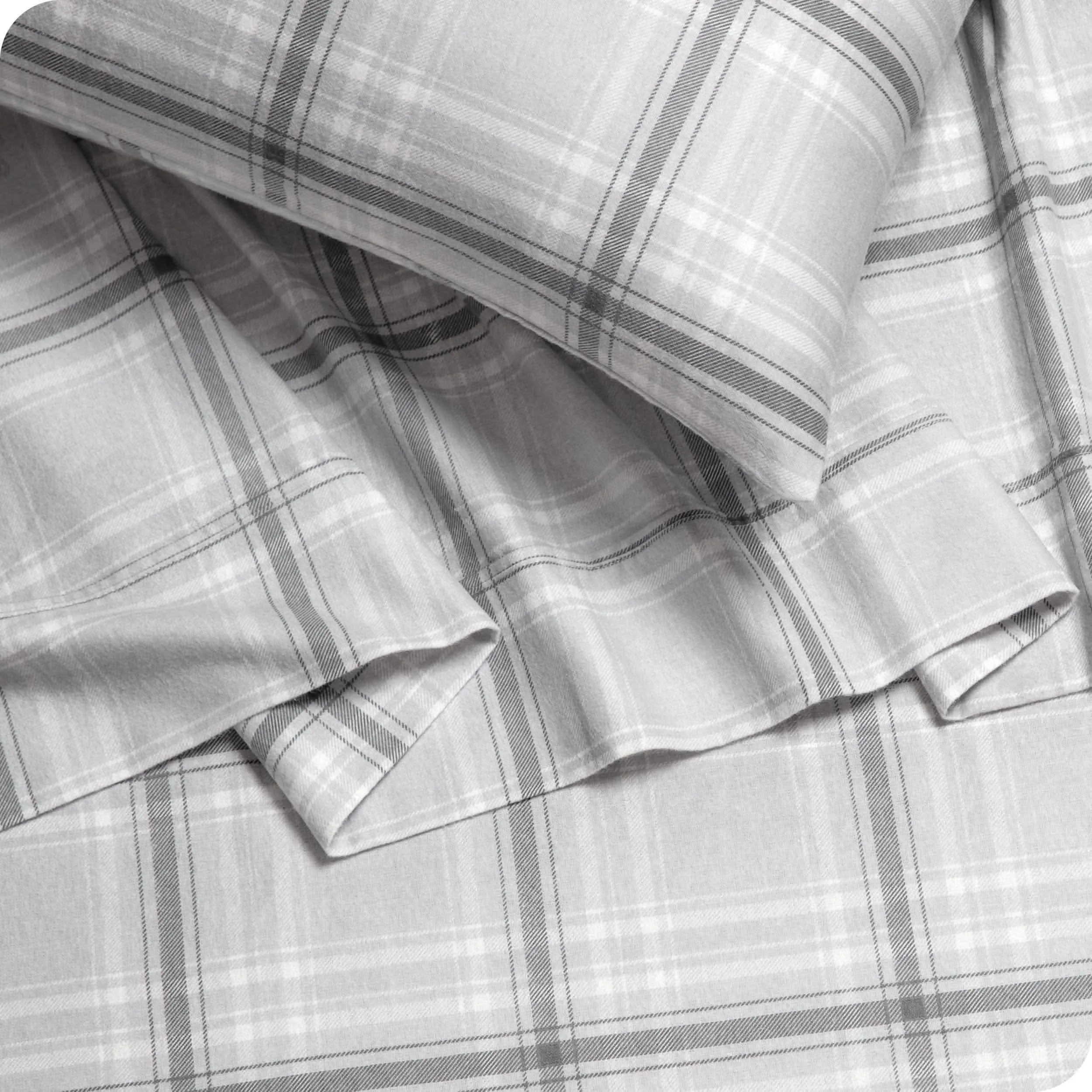 Cotton Flannel Sheet Set - Twin