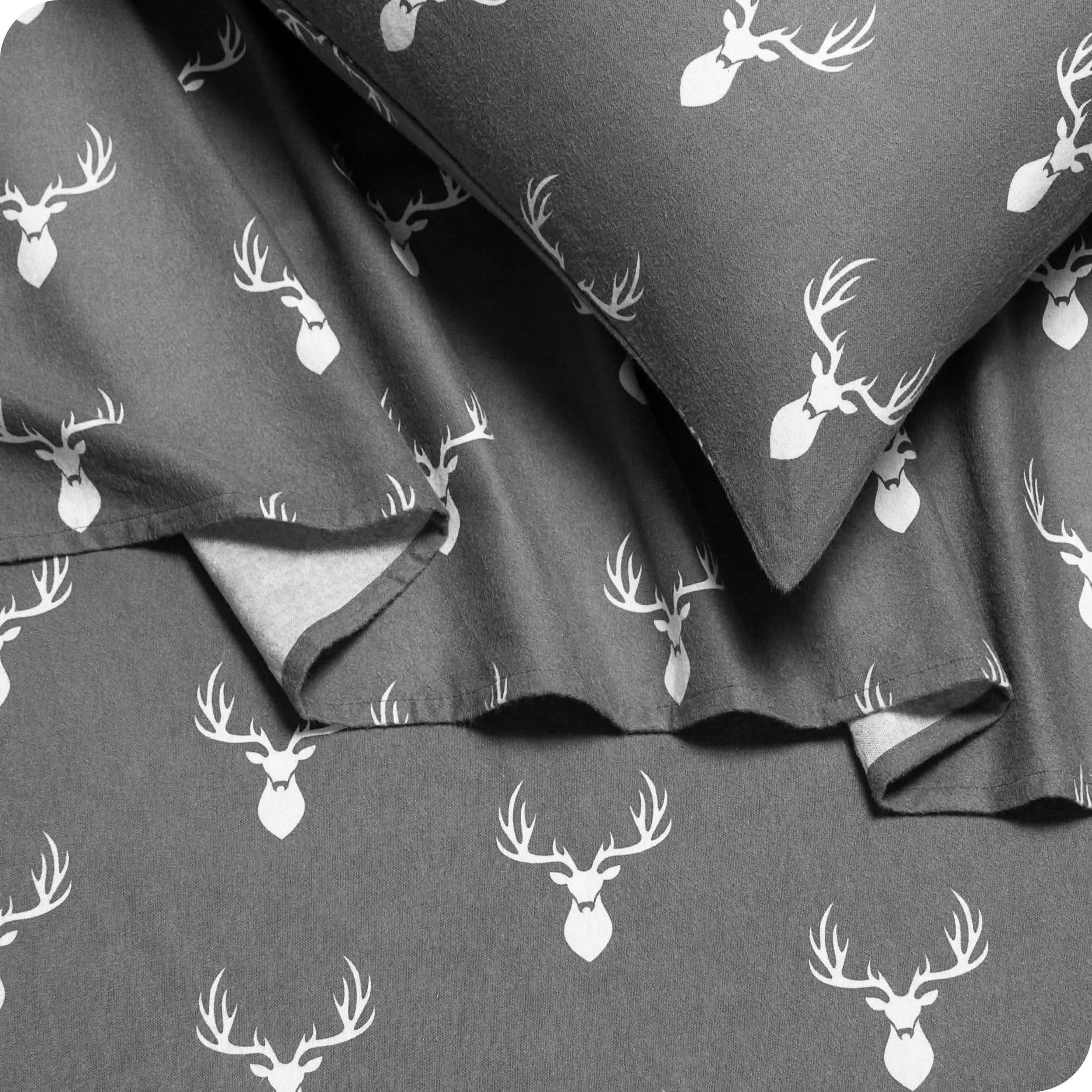 Cotton Flannel Sheet Set - Twin