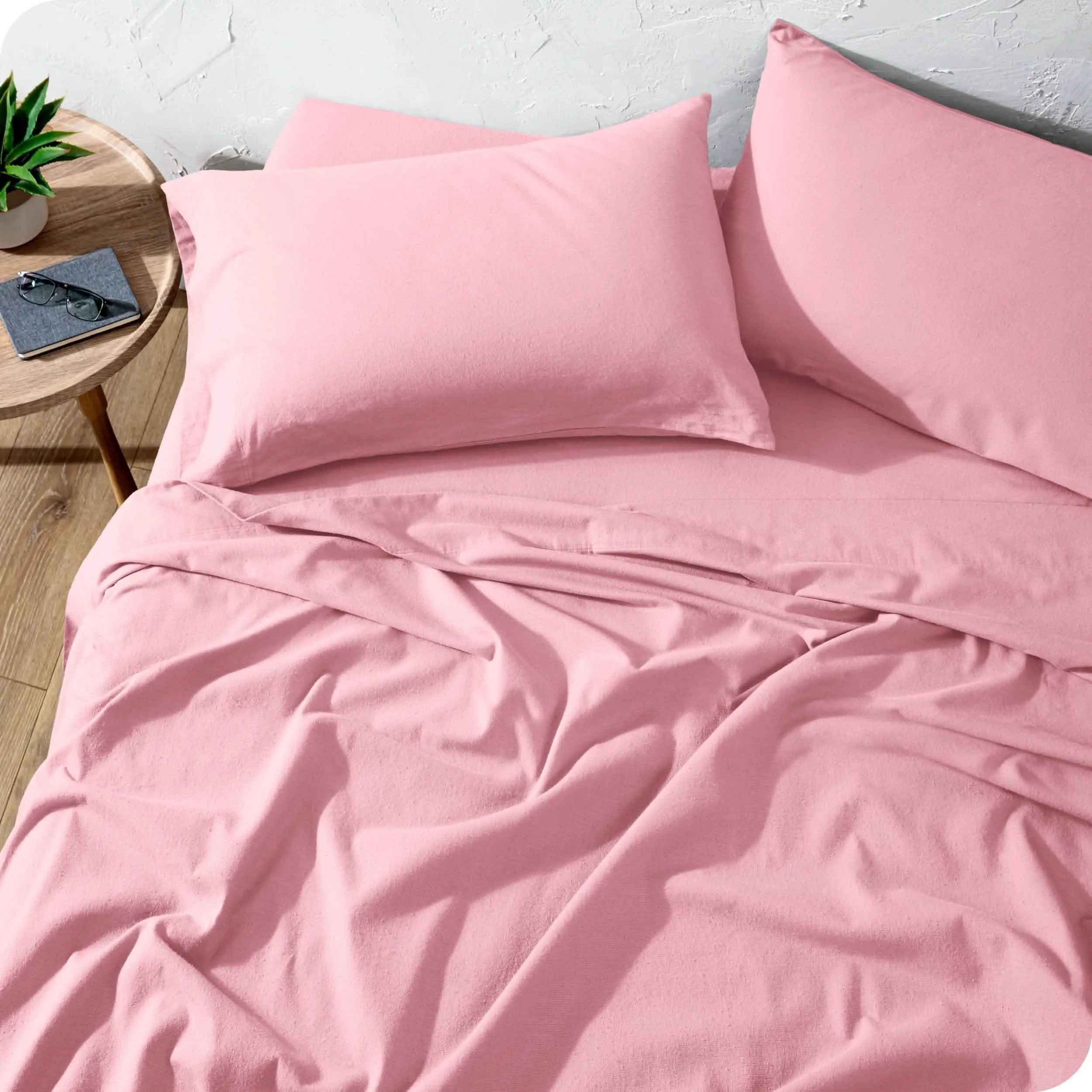 Cotton Flannel Sheet Set - Twin
