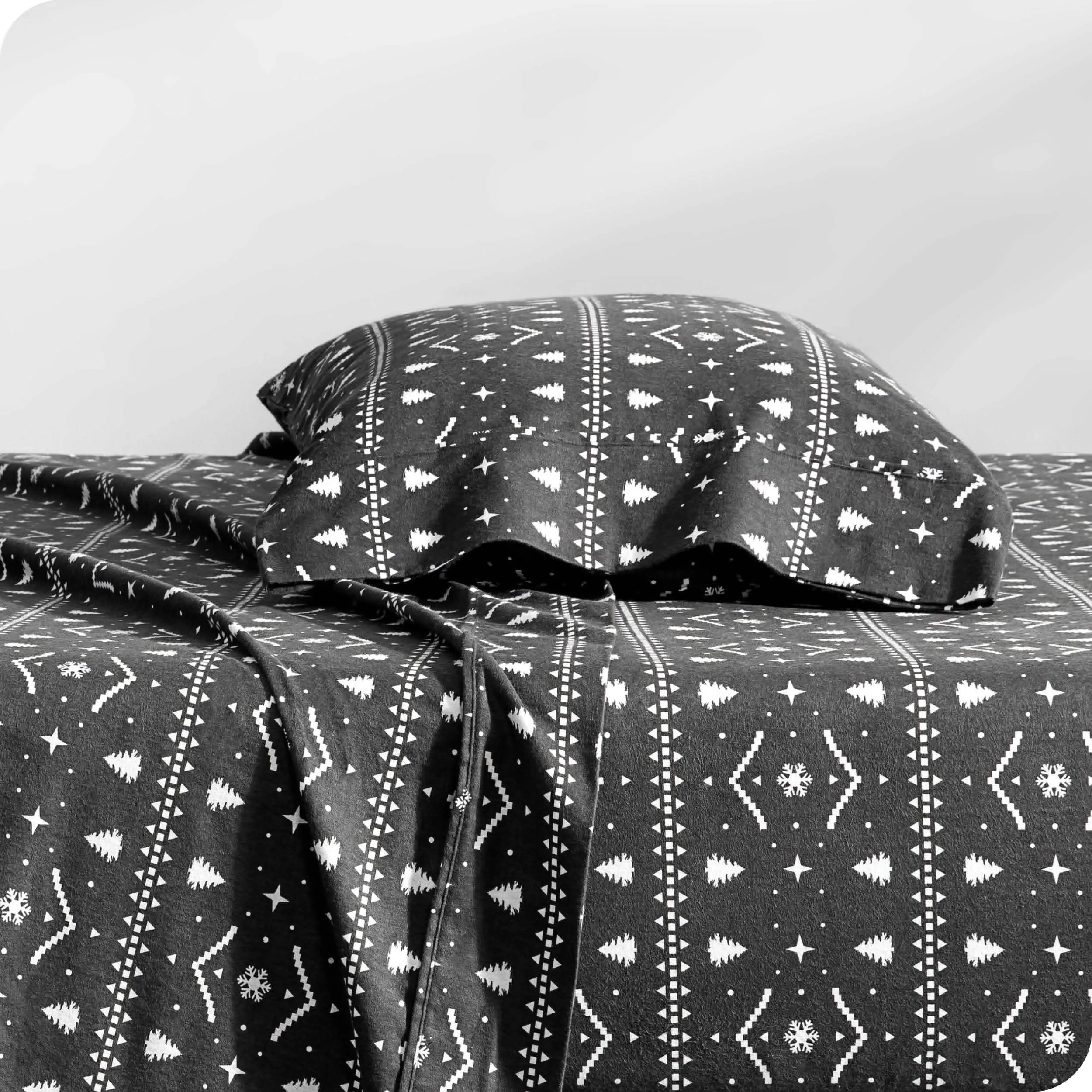 Cotton Flannel Sheet Set - Twin
