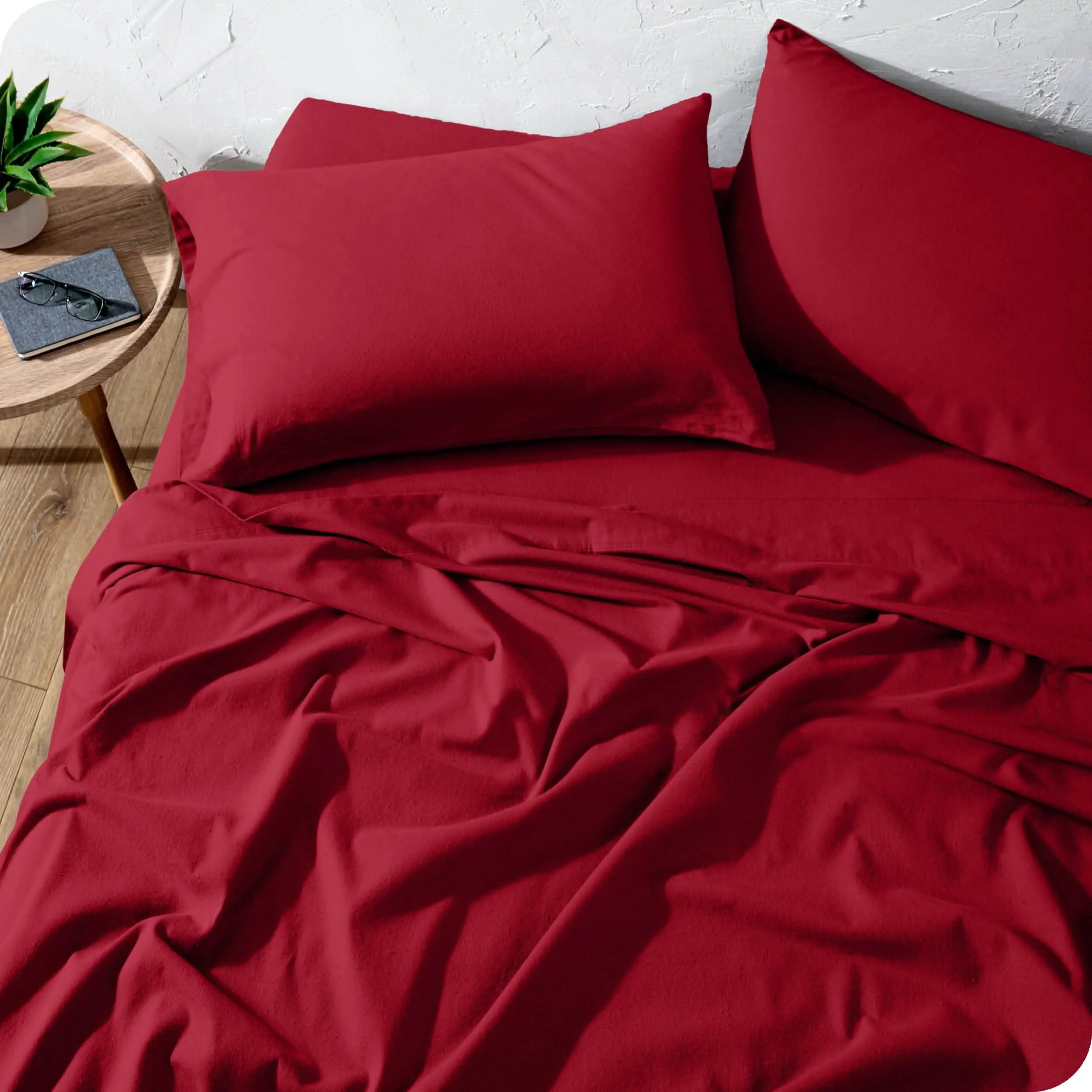 Cotton Flannel Sheet Set - Twin