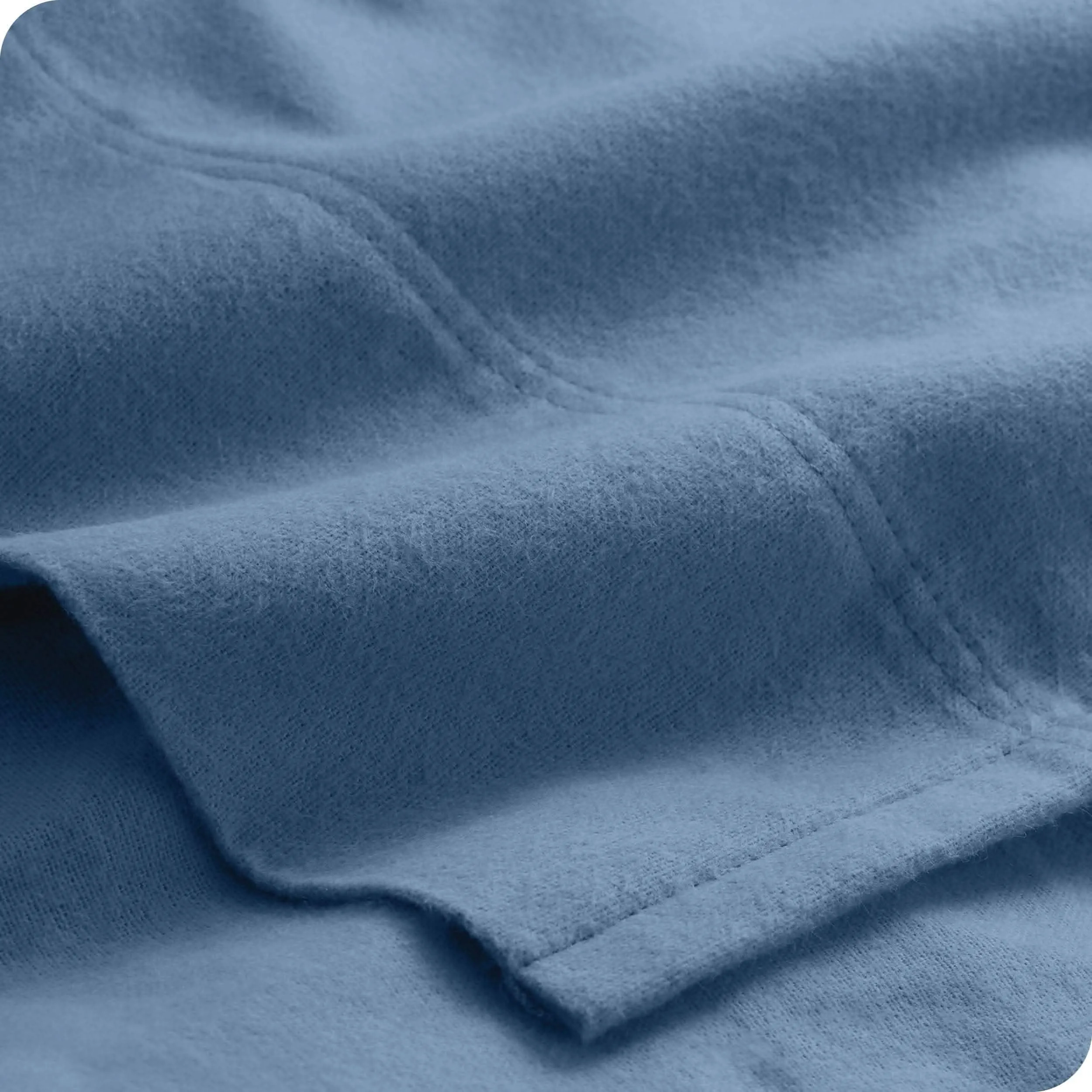 Cotton Flannel Sheet Set - Twin