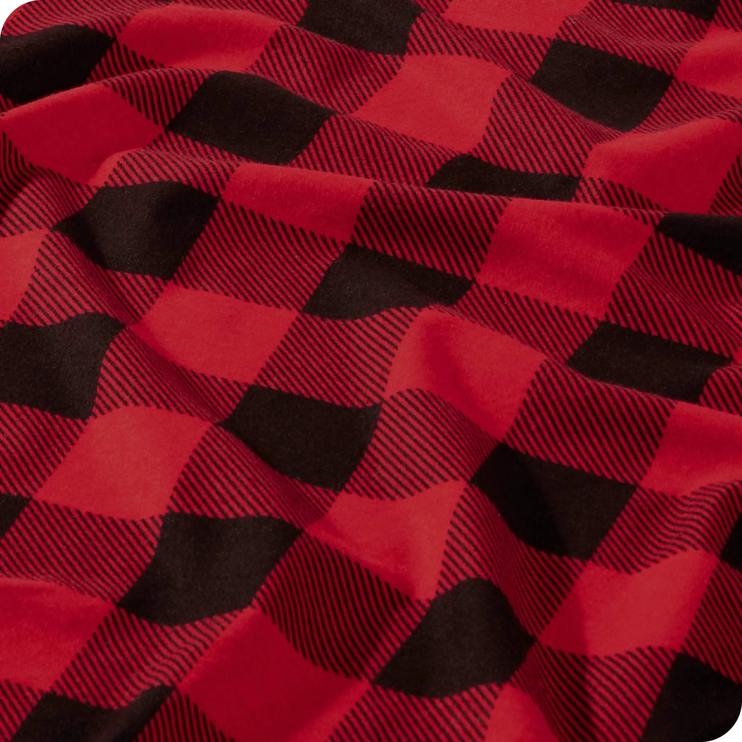 Cotton Flannel Sheet Set - Twin