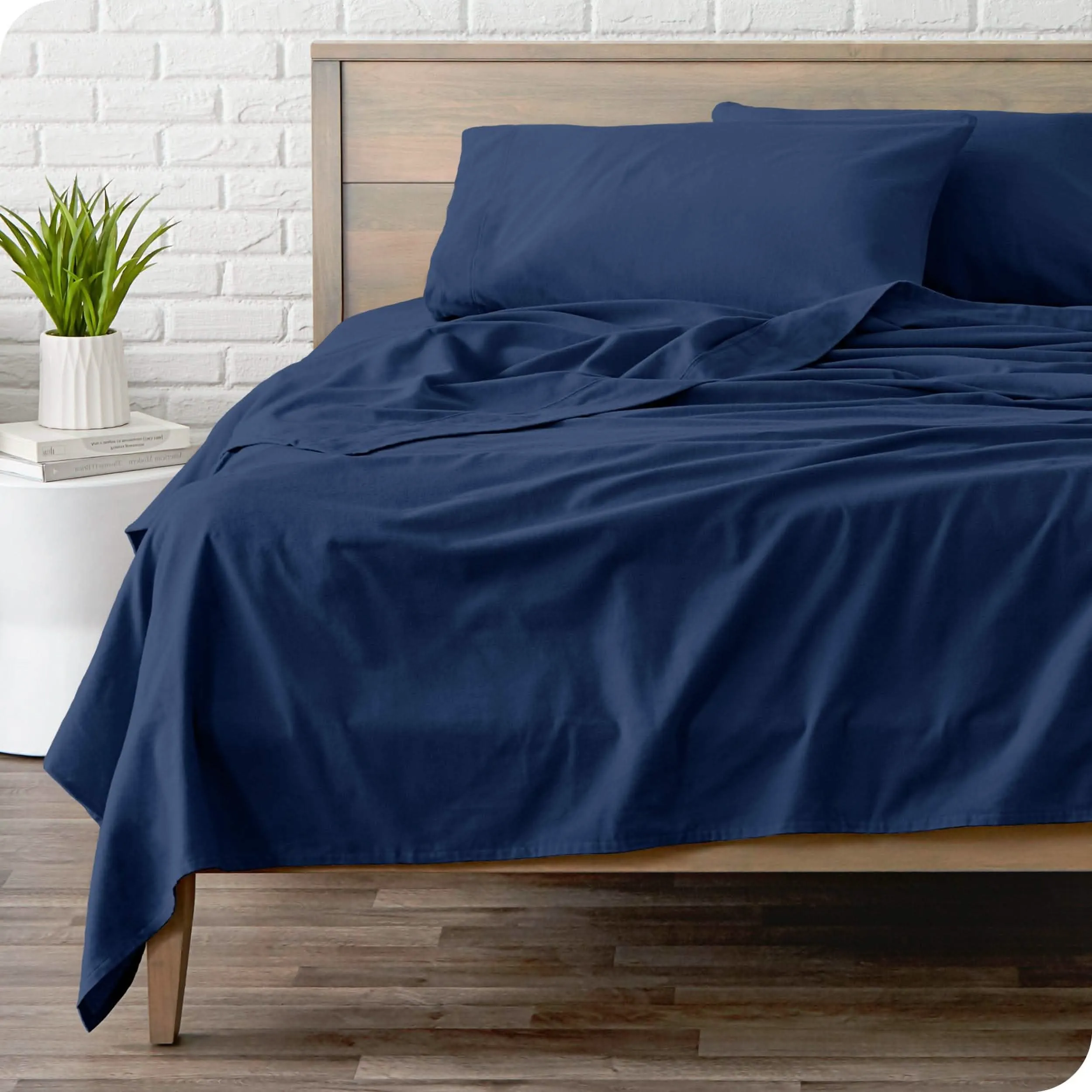 Cotton Flannel Sheet Set - Twin