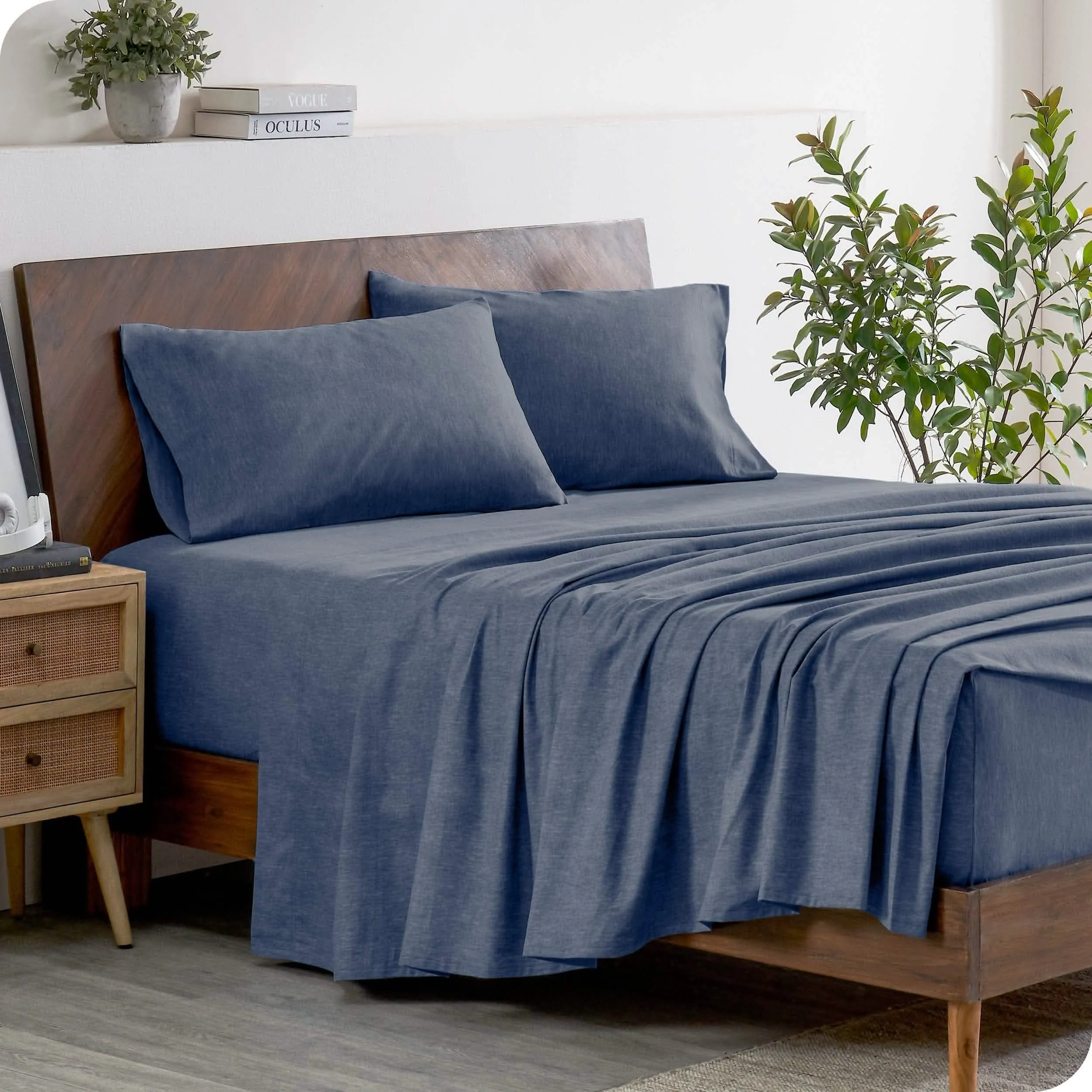 Cotton Flannel Sheet Set - Twin