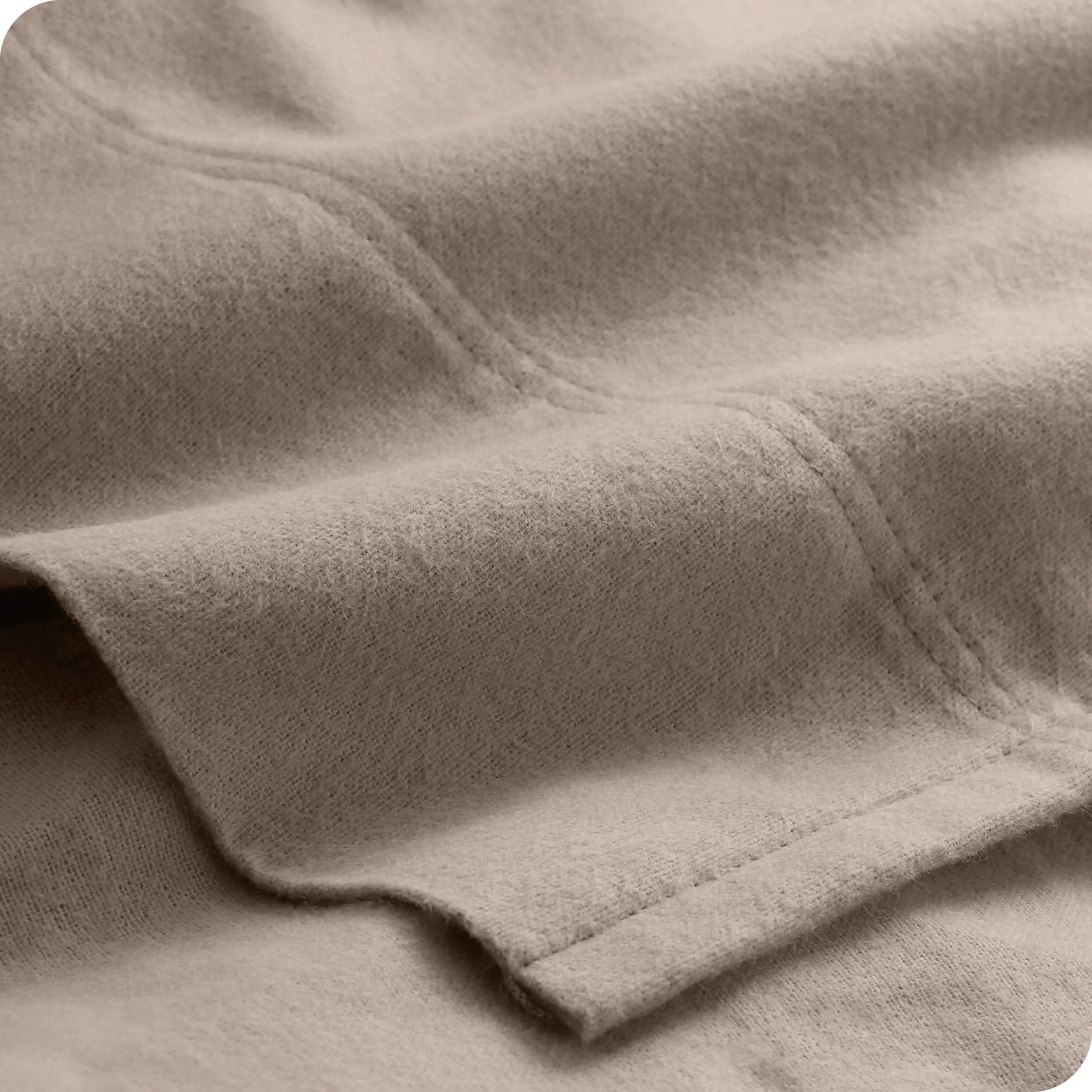Cotton Flannel Sheet Set - Twin