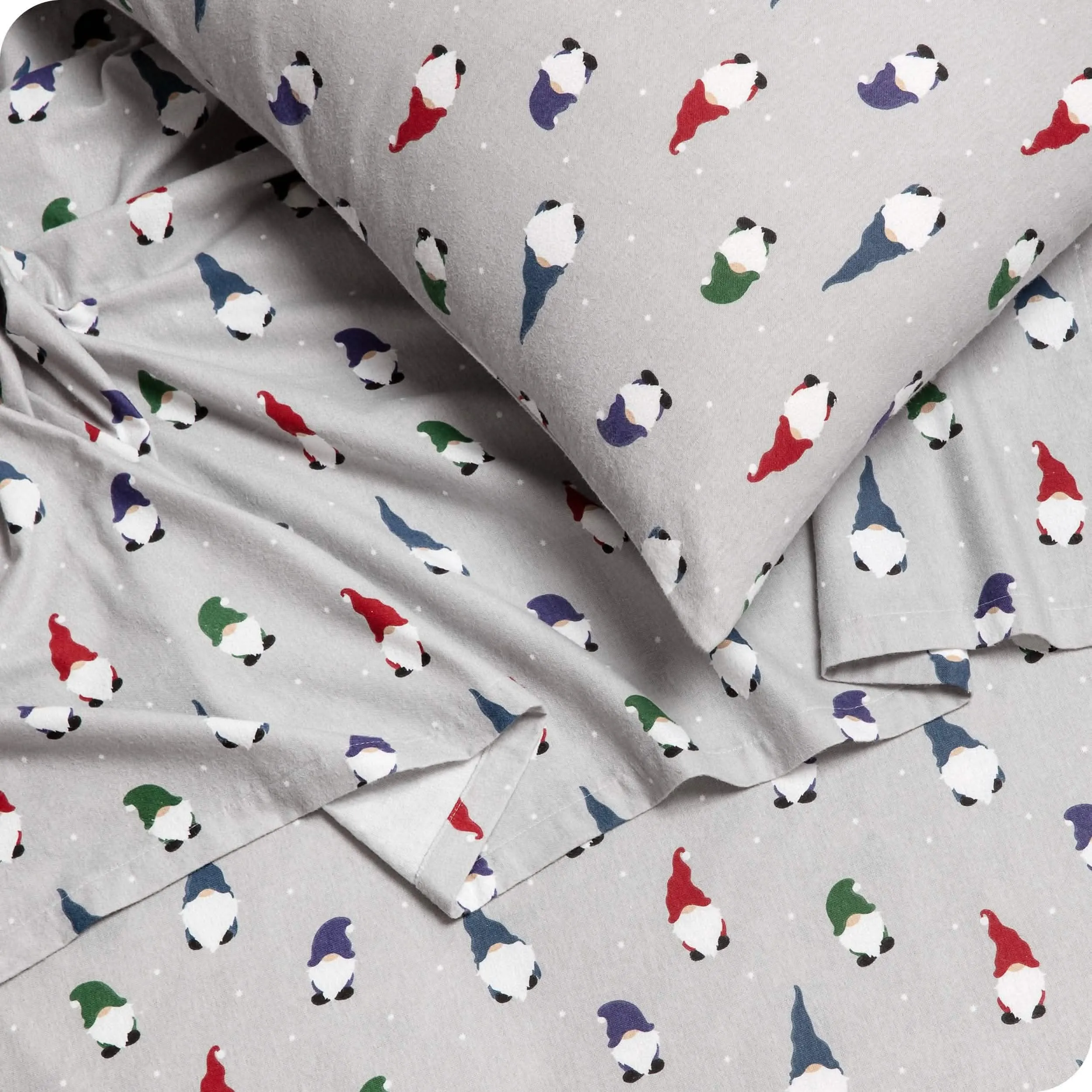 Cotton Flannel Sheet Set - Twin