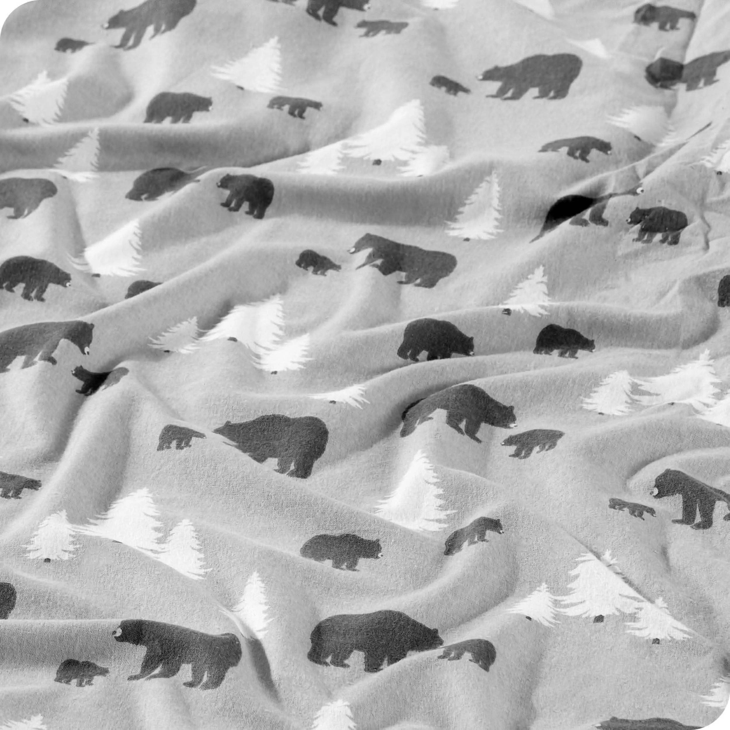 Cotton Flannel Sheet Set - Twin