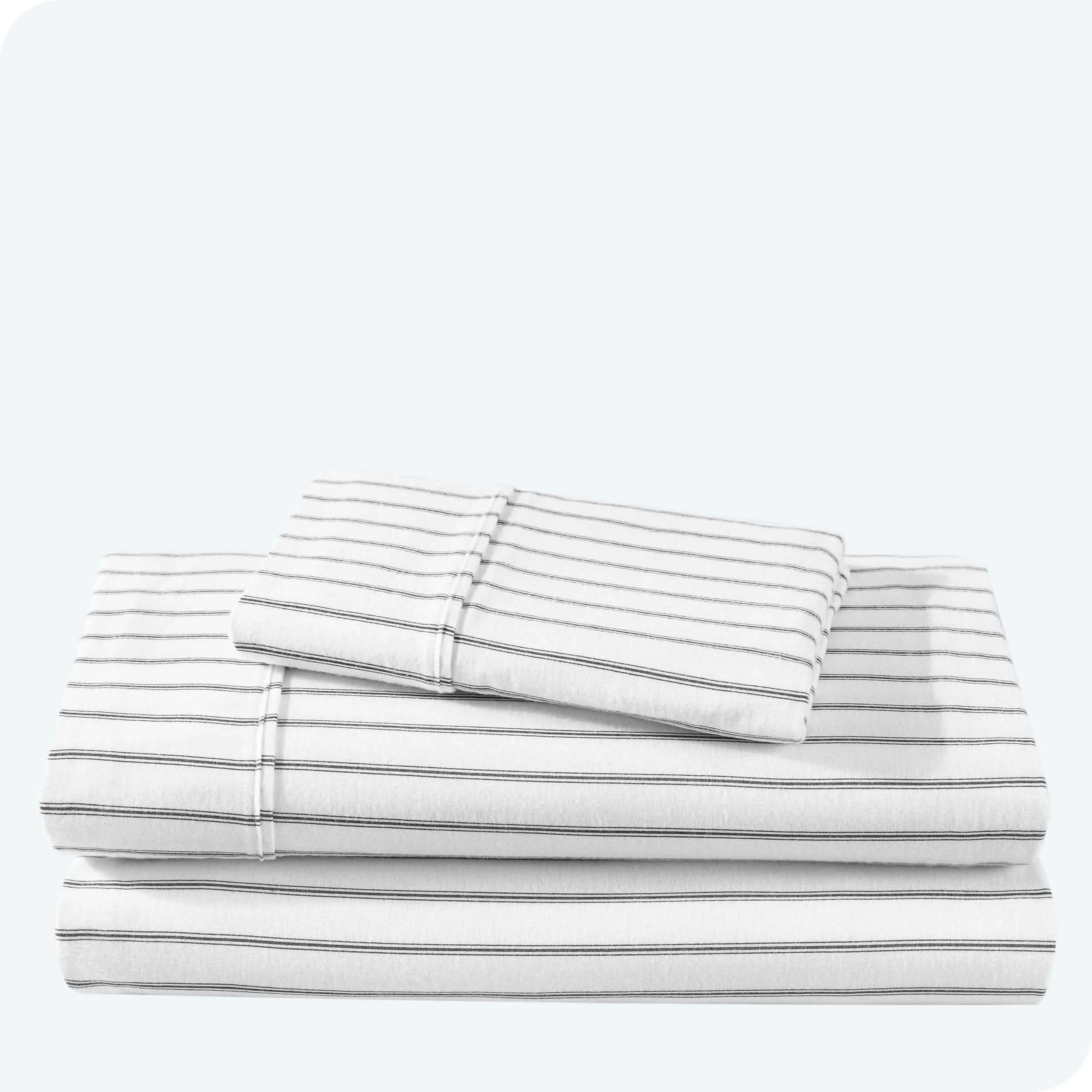 Cotton Flannel Sheet Set - Twin
