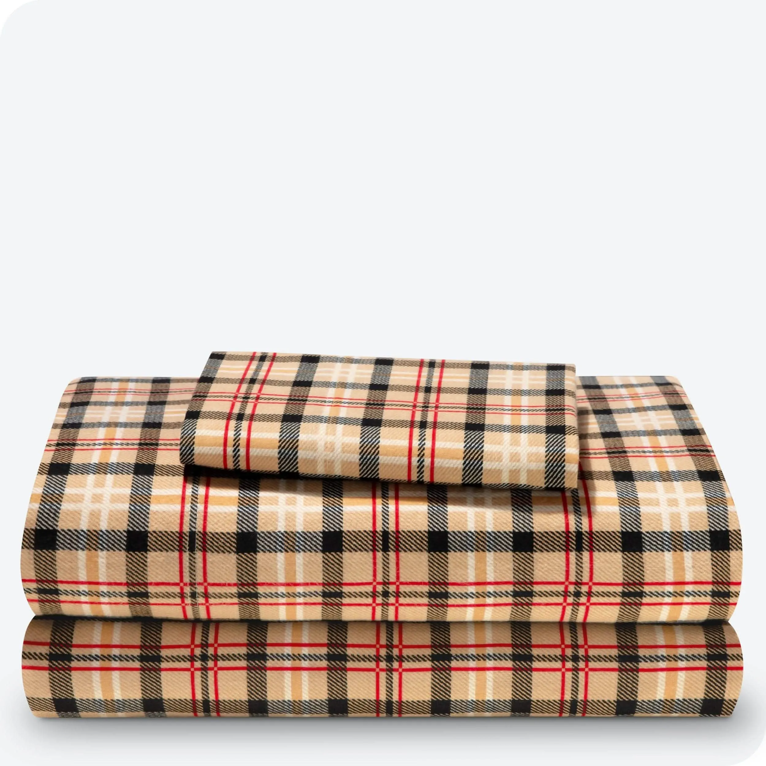Cotton Flannel Sheet Set - Twin