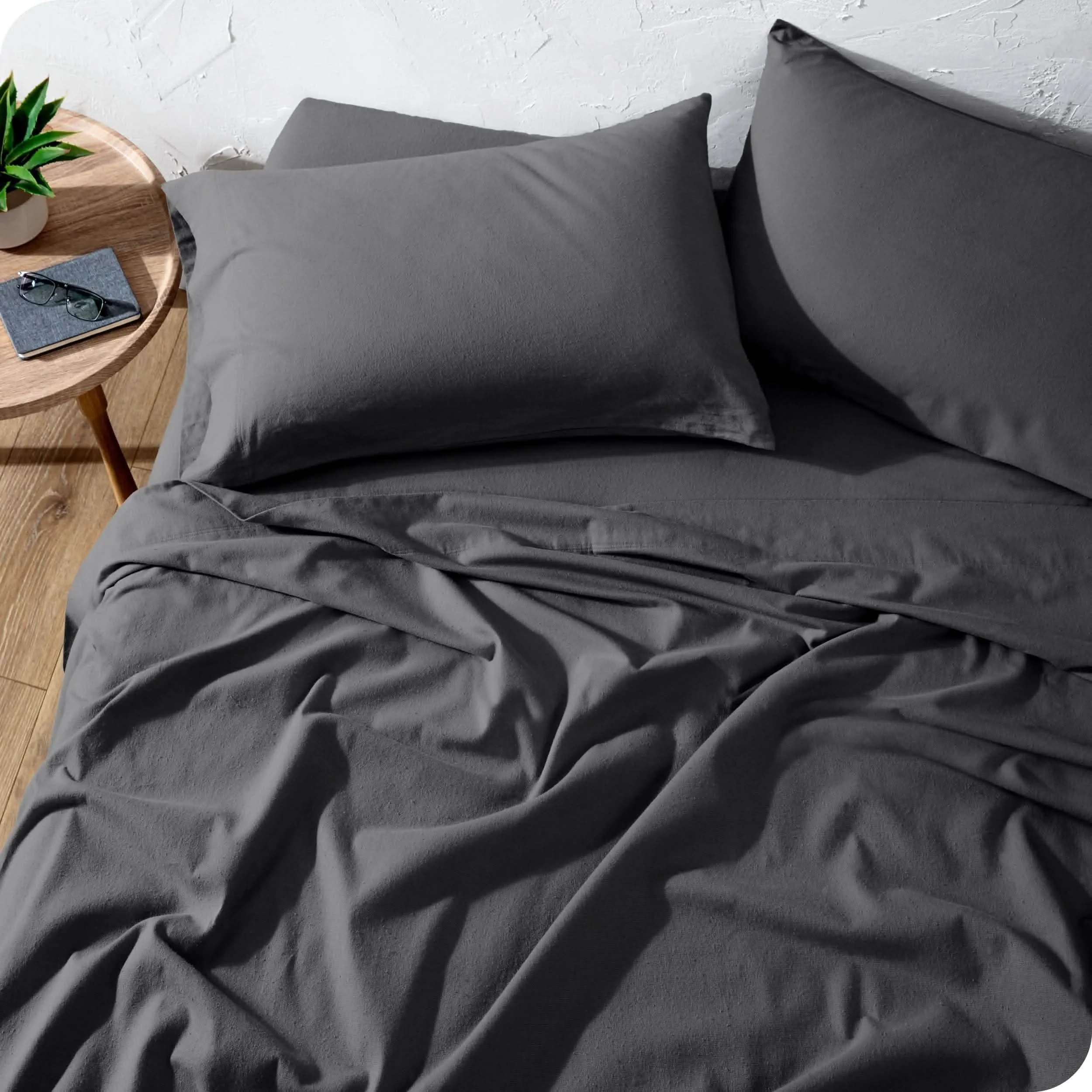 Cotton Flannel Sheet Set - Twin