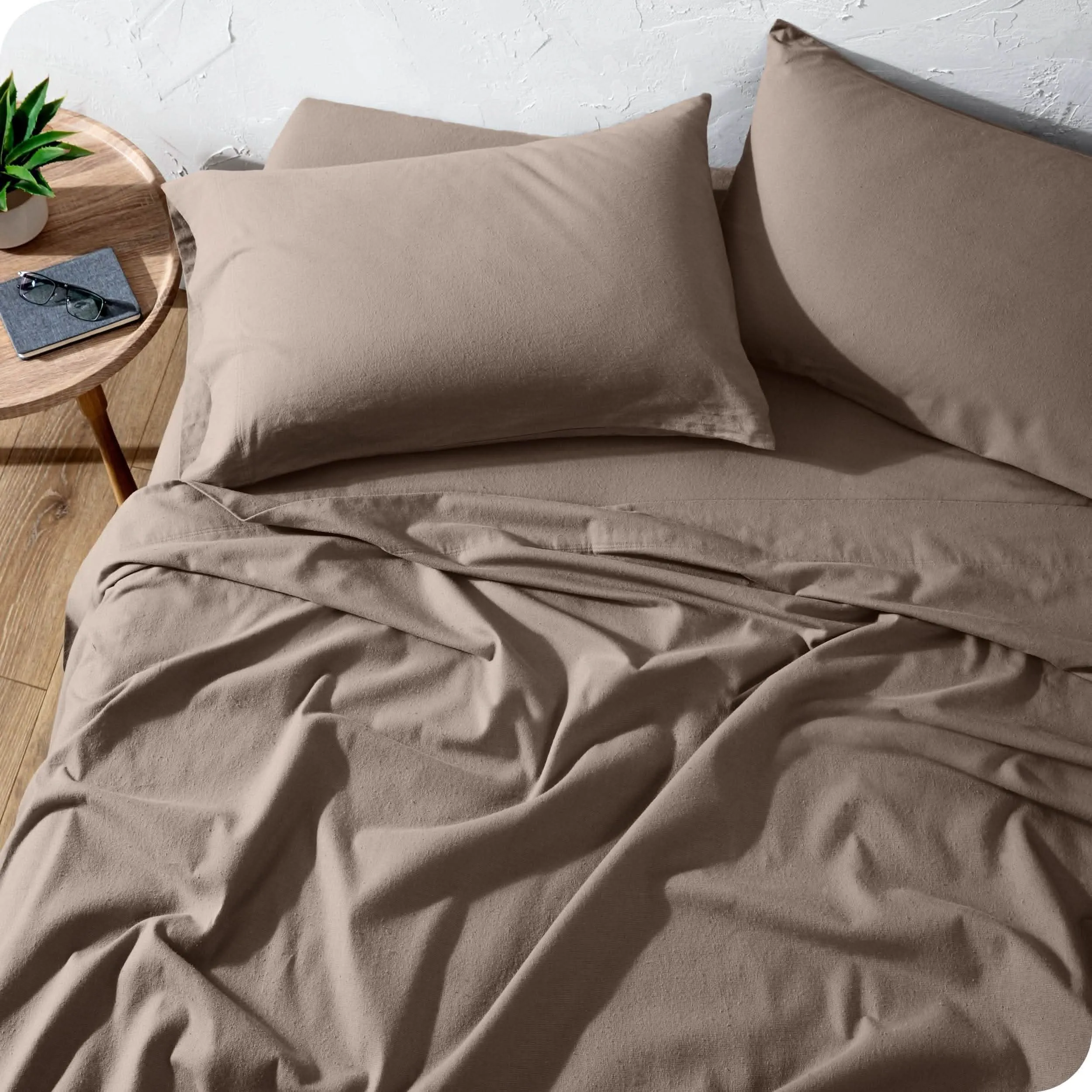 Cotton Flannel Sheet Set - Twin