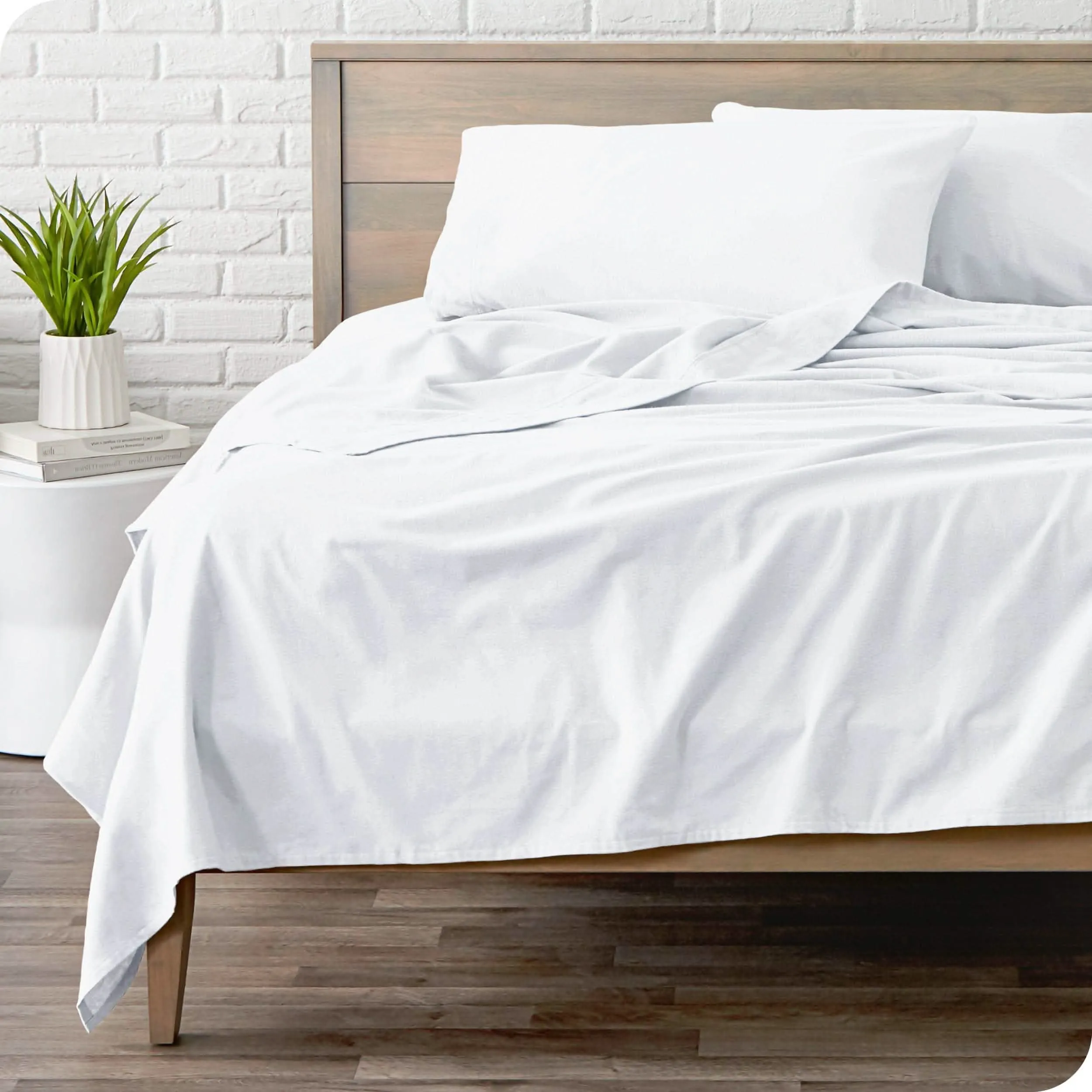 Cotton Flannel Sheet Set - Twin