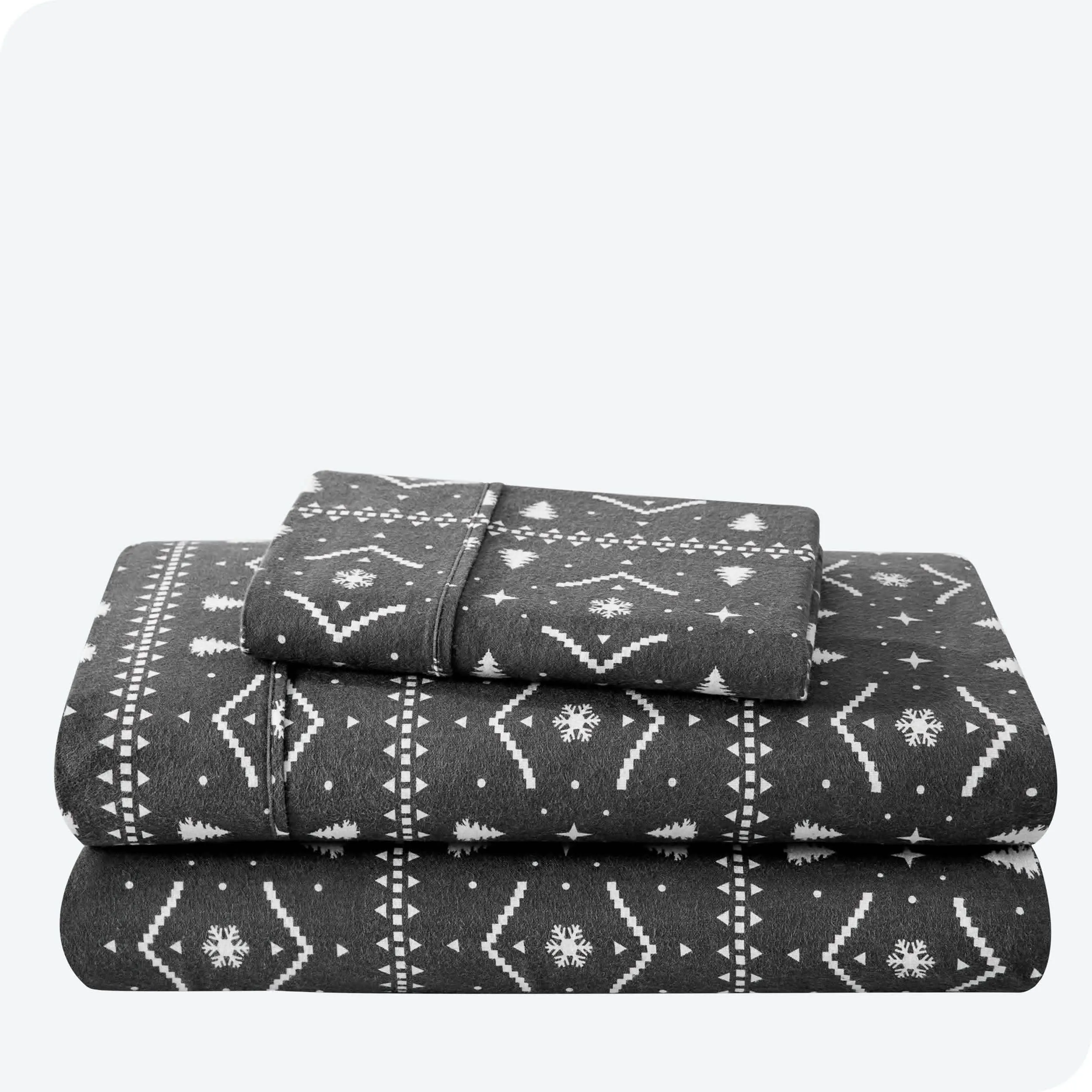 Cotton Flannel Sheet Set - Twin