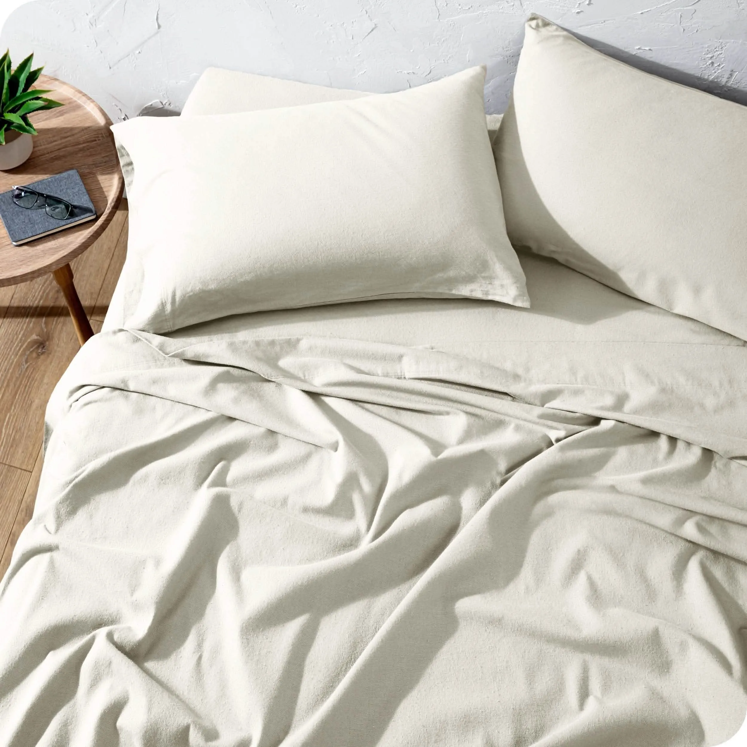 Cotton Flannel Sheet Set - Twin