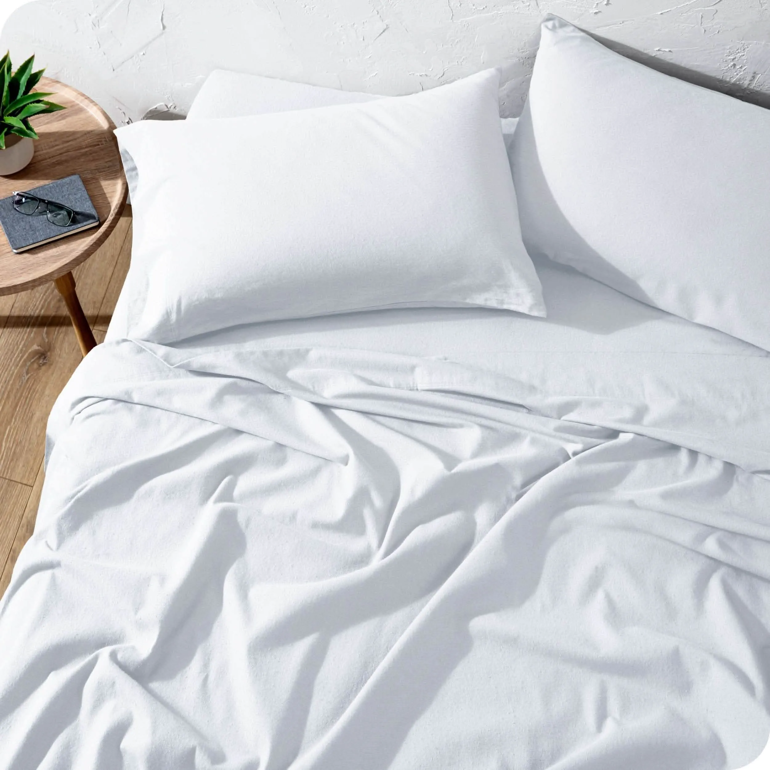 Cotton Flannel Sheet Set - Twin