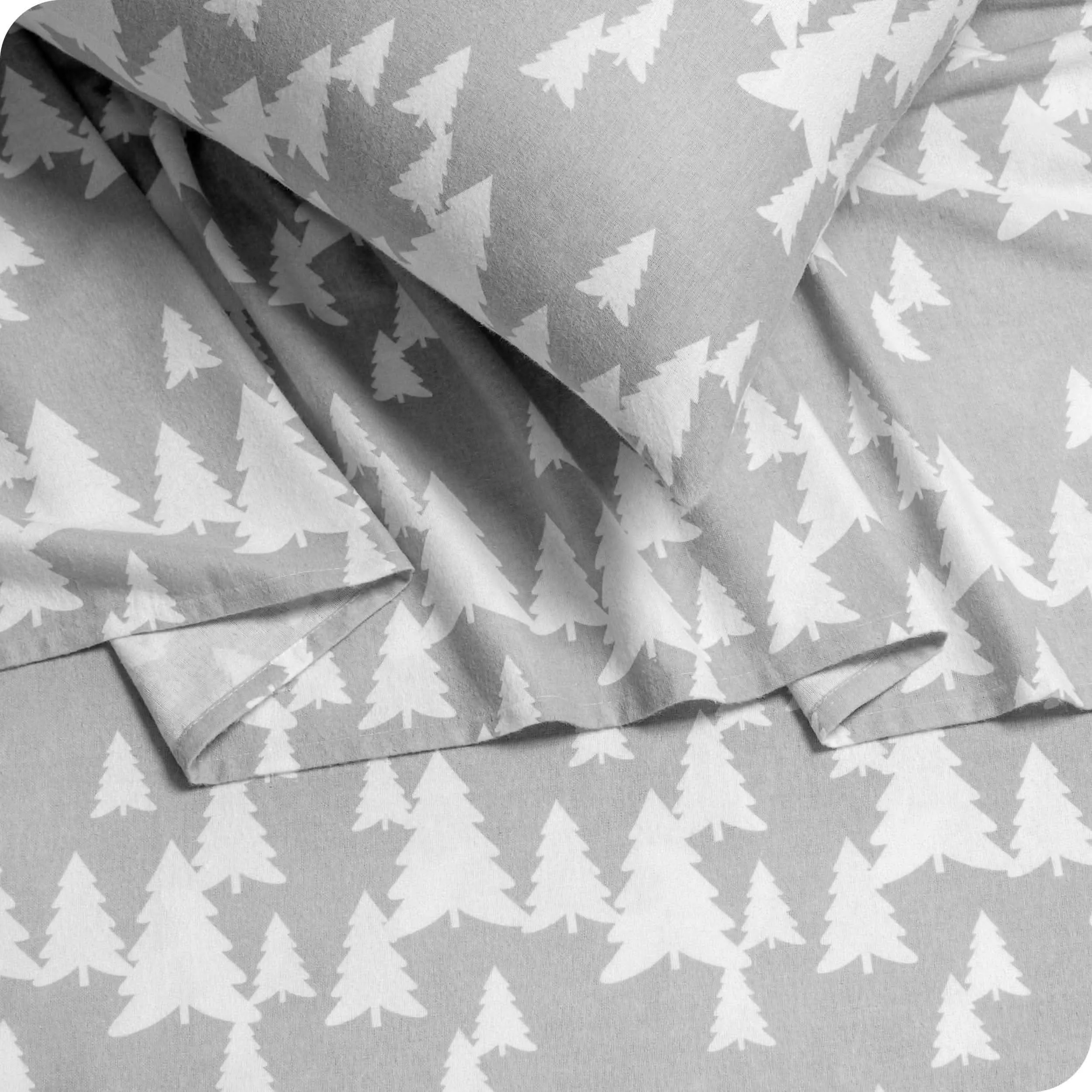 Cotton Flannel Sheet Set - Twin