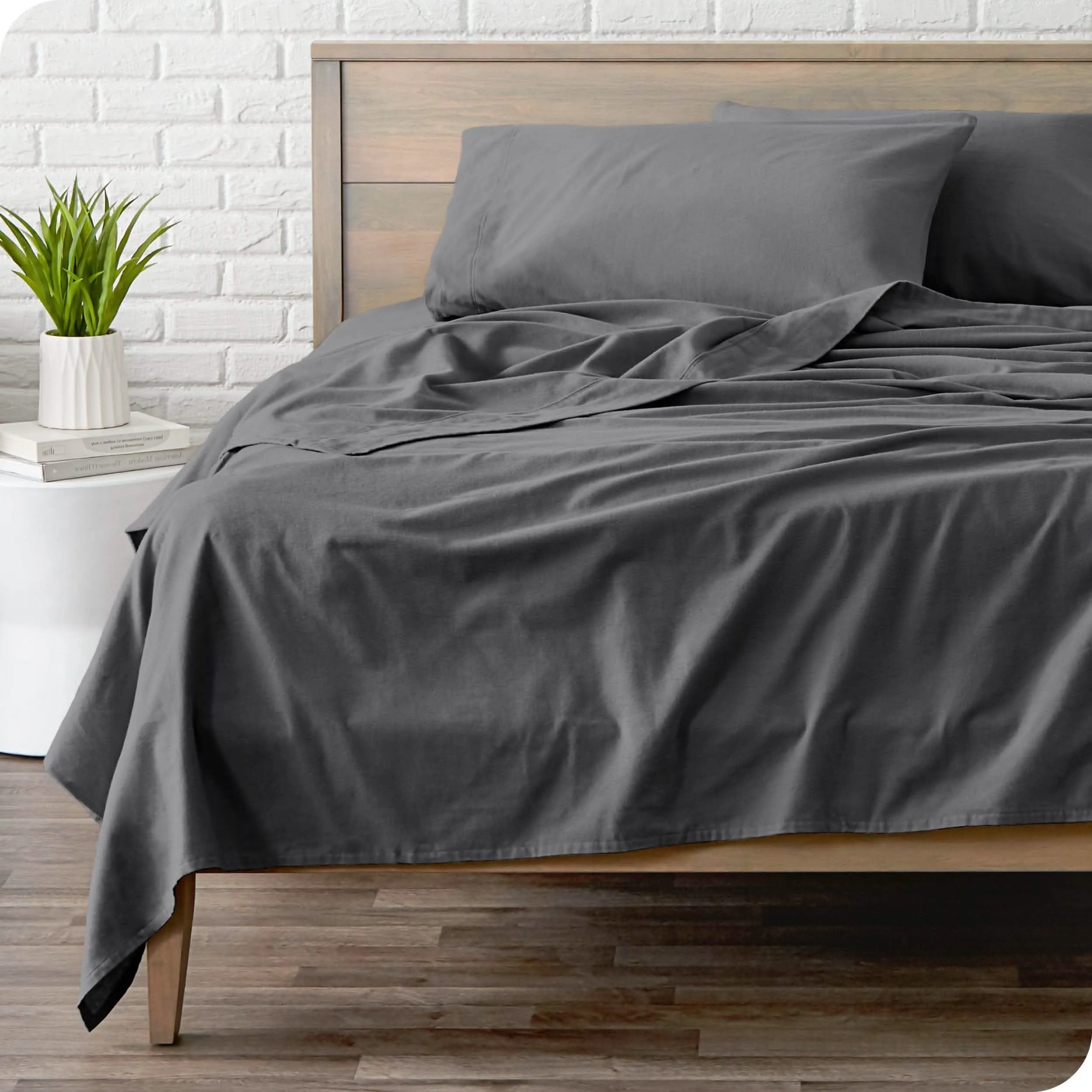Cotton Flannel Sheet Set - Twin
