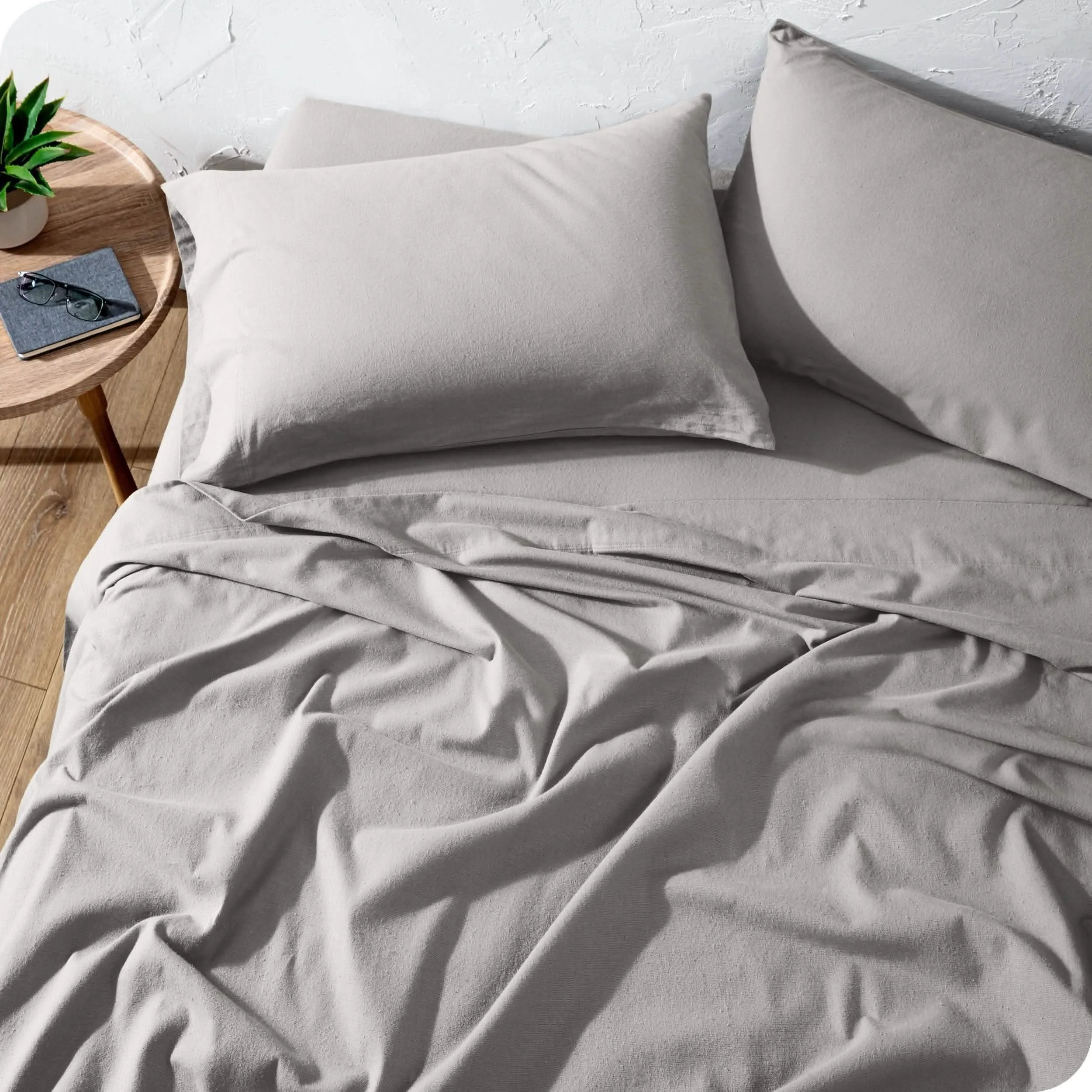 Cotton Flannel Sheet Set - Twin