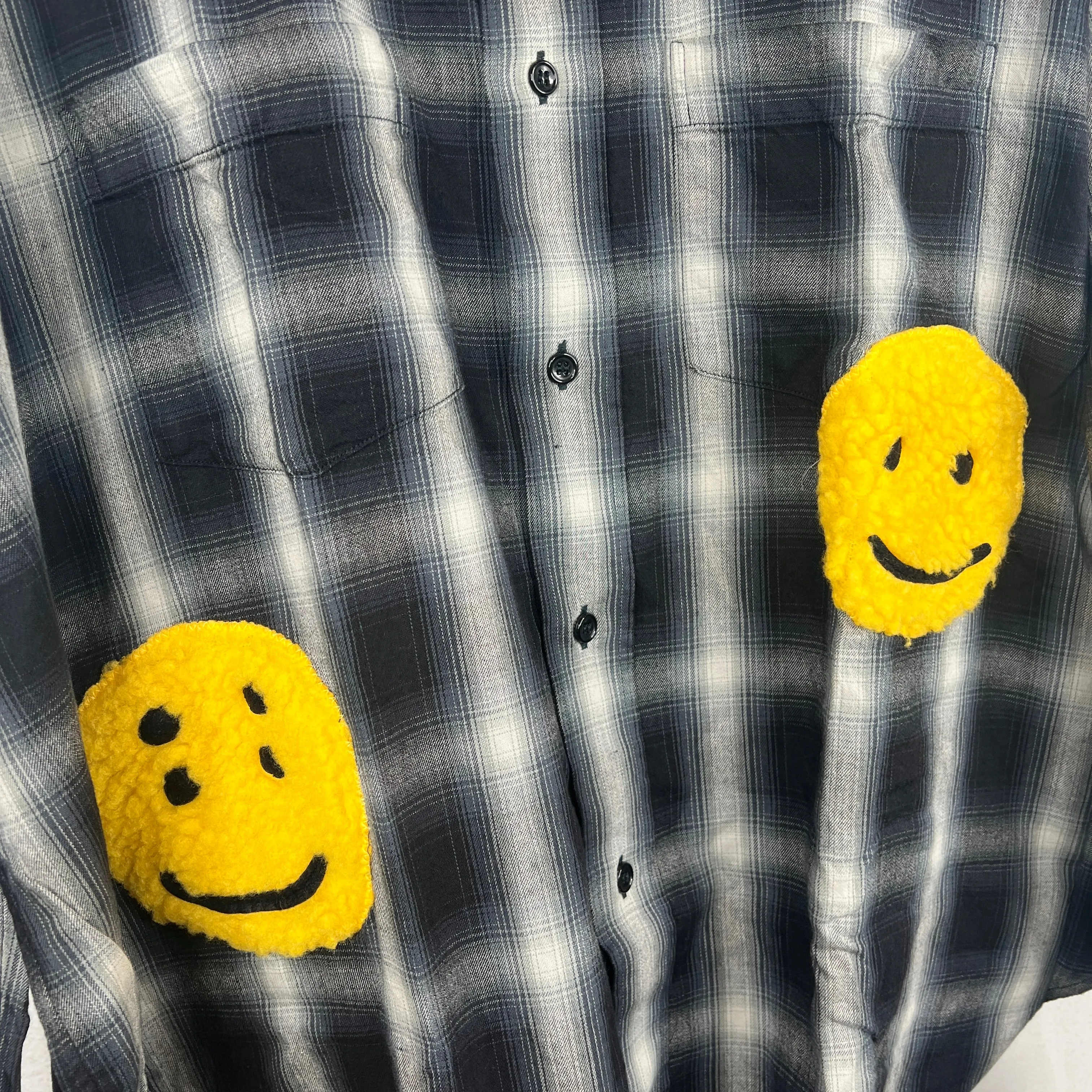 CPFM Black Smiley Flannel