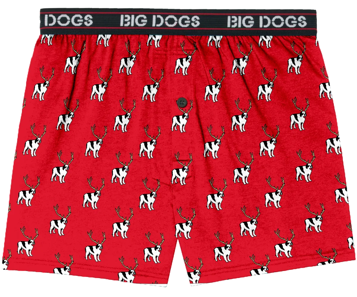 Dog Deer Knit Boxers