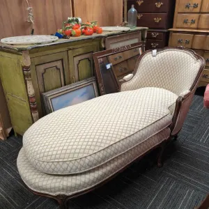 Down Filled French Chaise Lounge