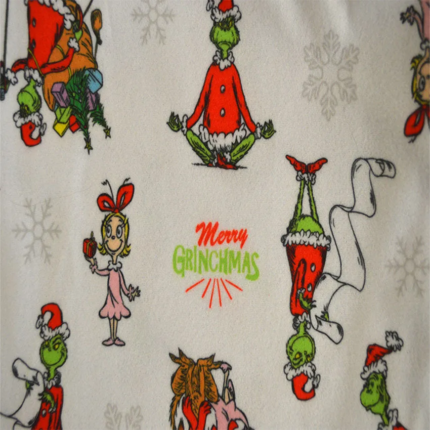 Dr. Seuss The Grinch Traditional Girls Flannel Nightgown